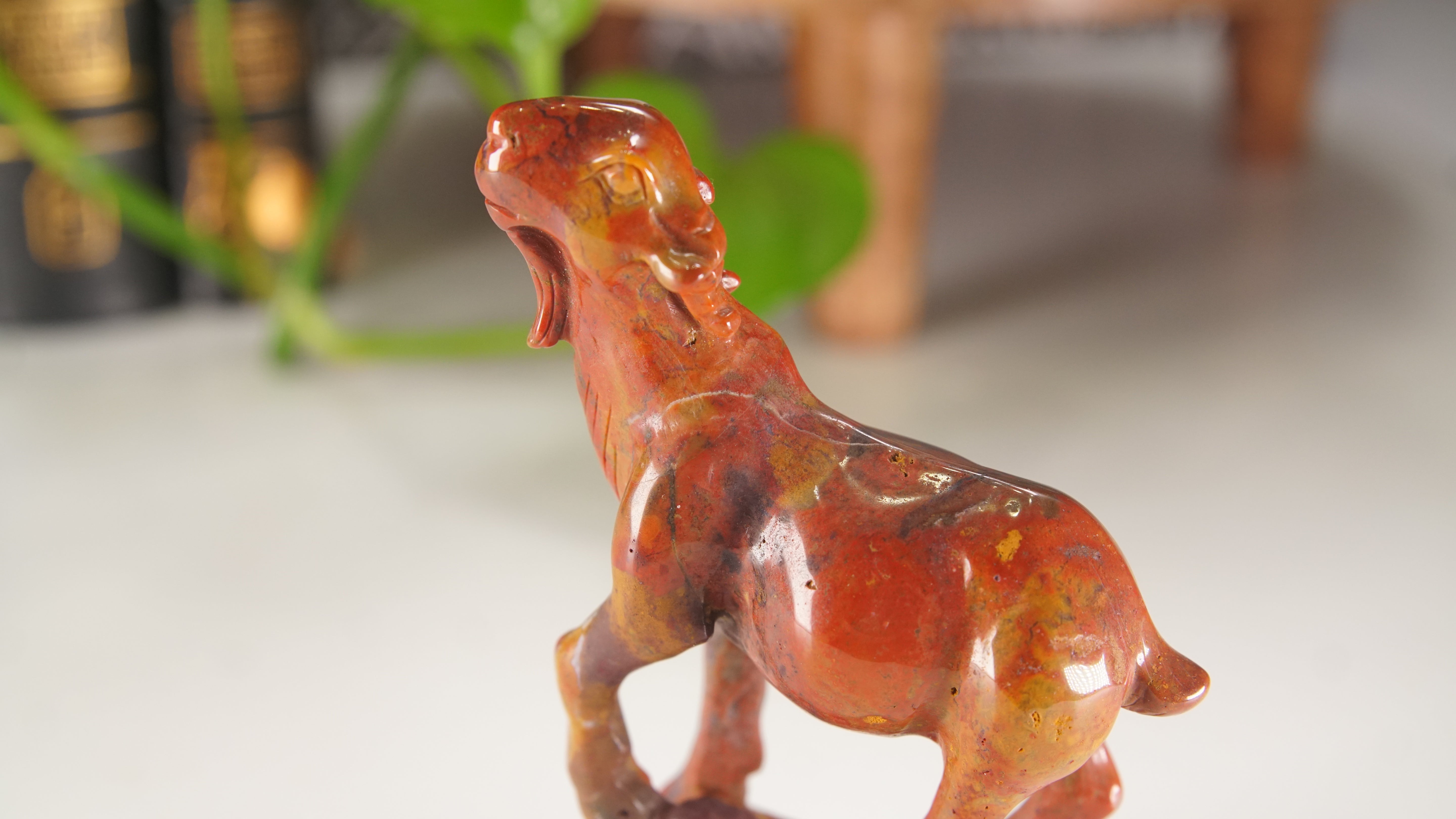 Ocean Jasper Boutique Goat Carving