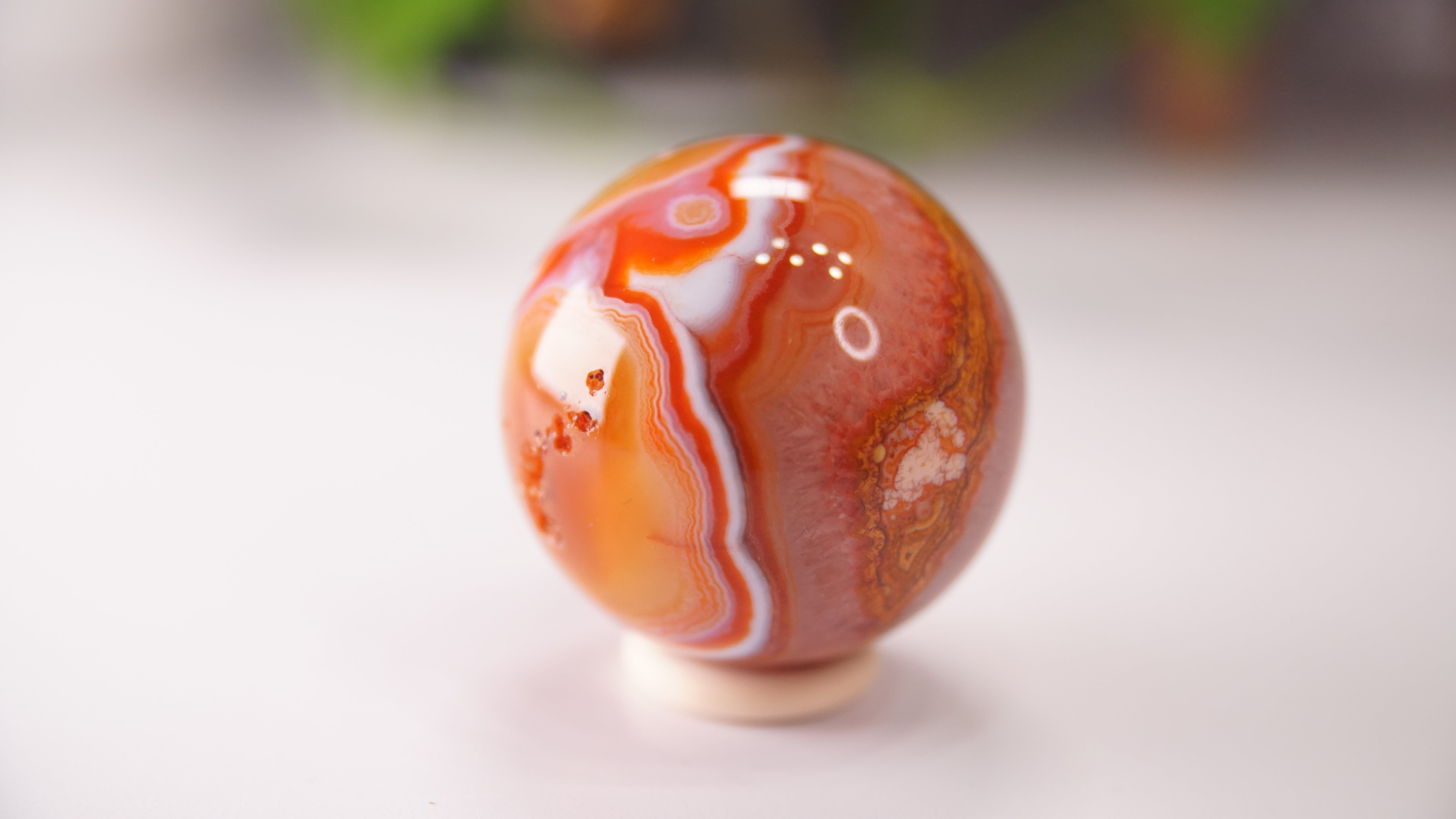Stunning Carnelian Spheres | High Quality | US Seller (A)
