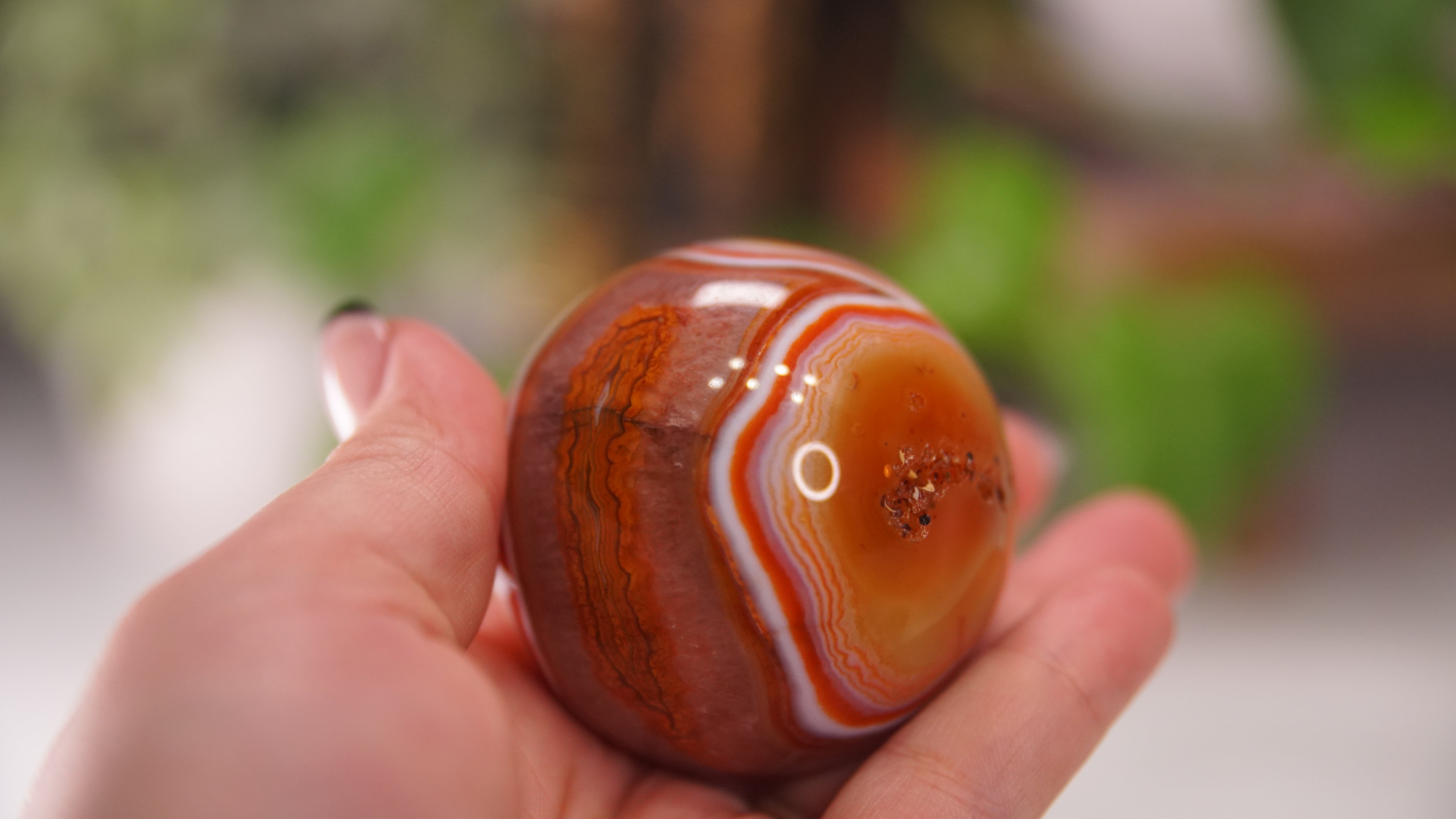 Stunning Carnelian Spheres | High Quality | US Seller (A)