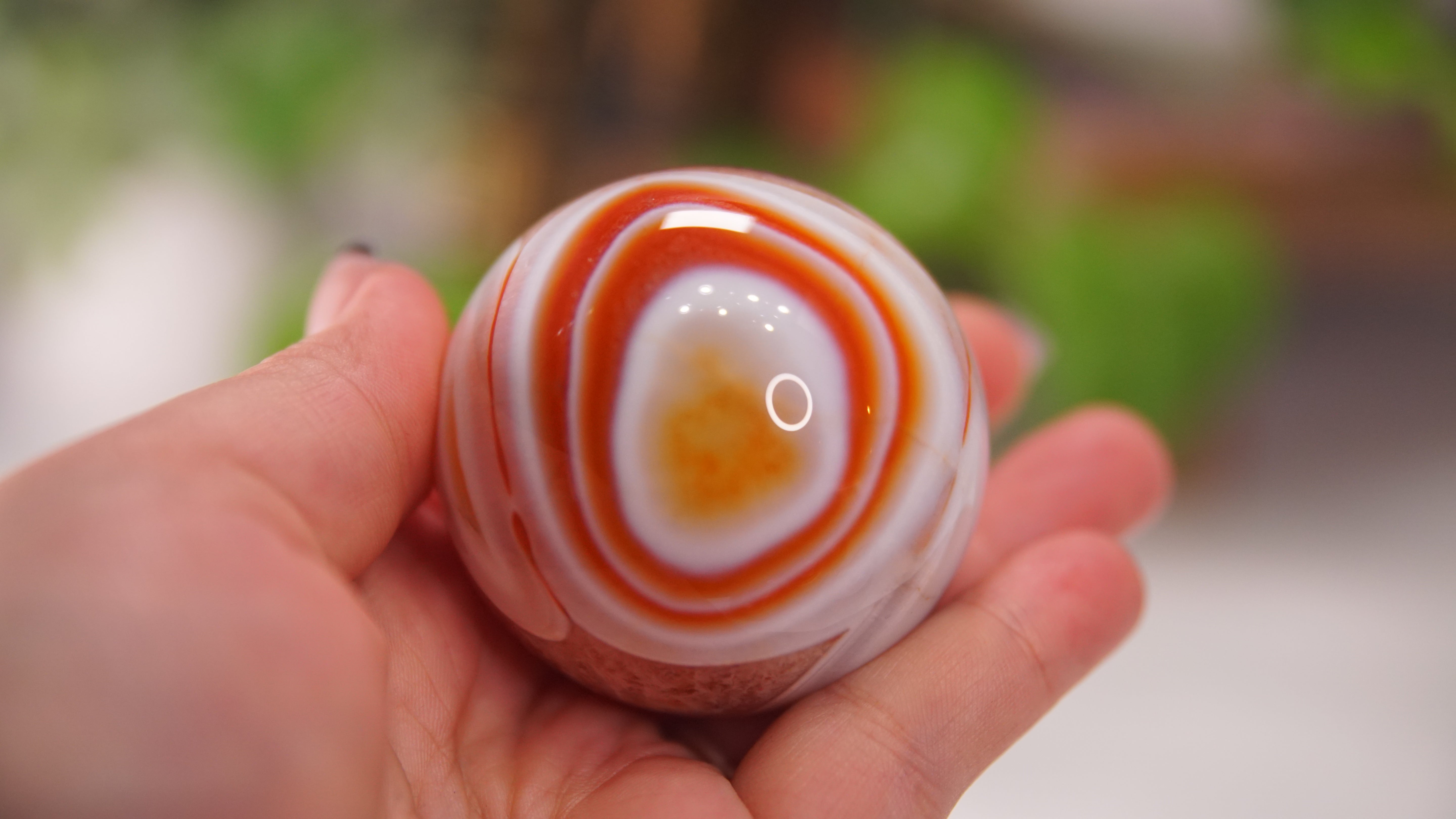 Stunning Carnelian Spheres | High Quality | US Seller (B)