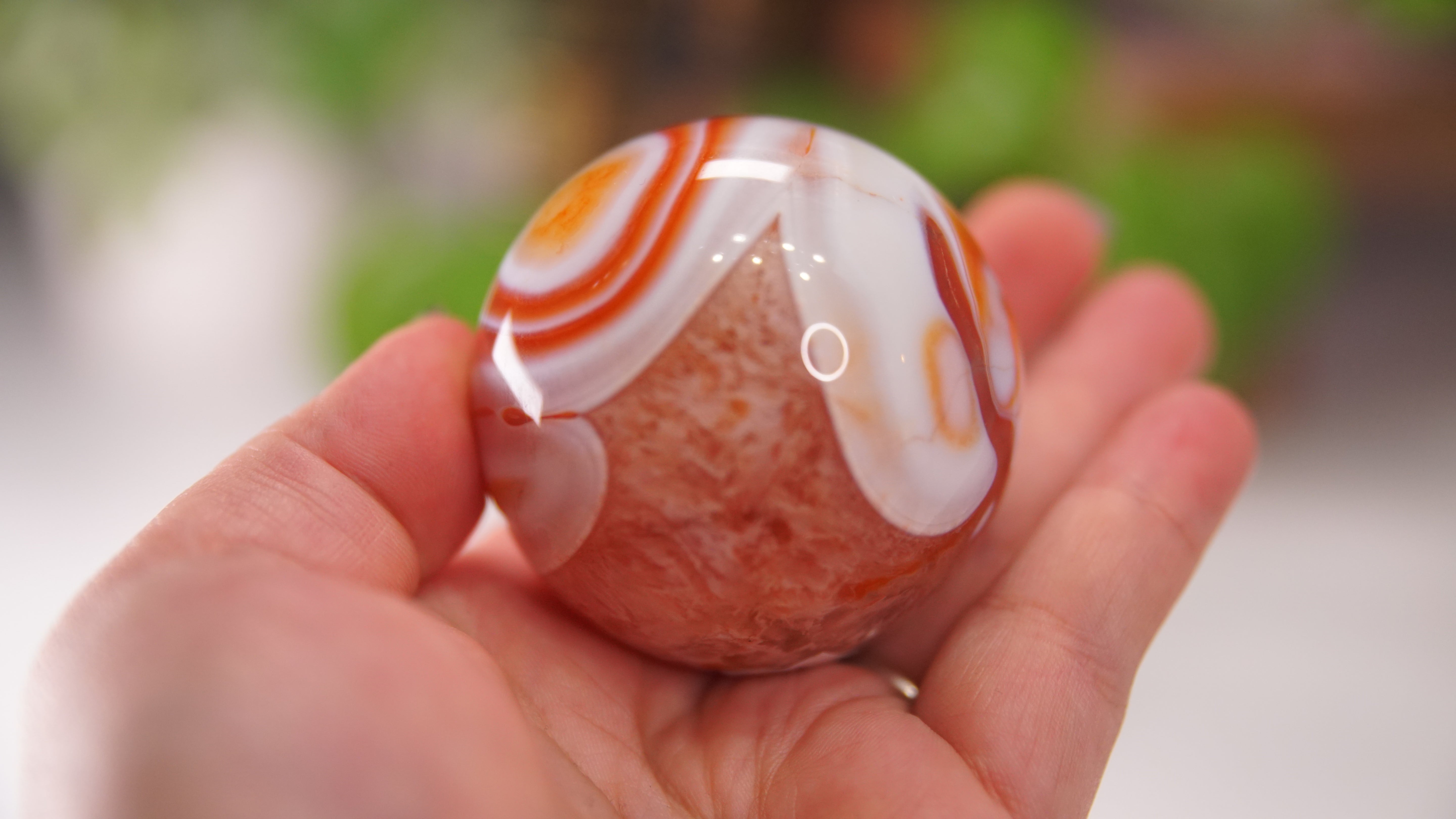 Stunning Carnelian Spheres | High Quality | US Seller (B)