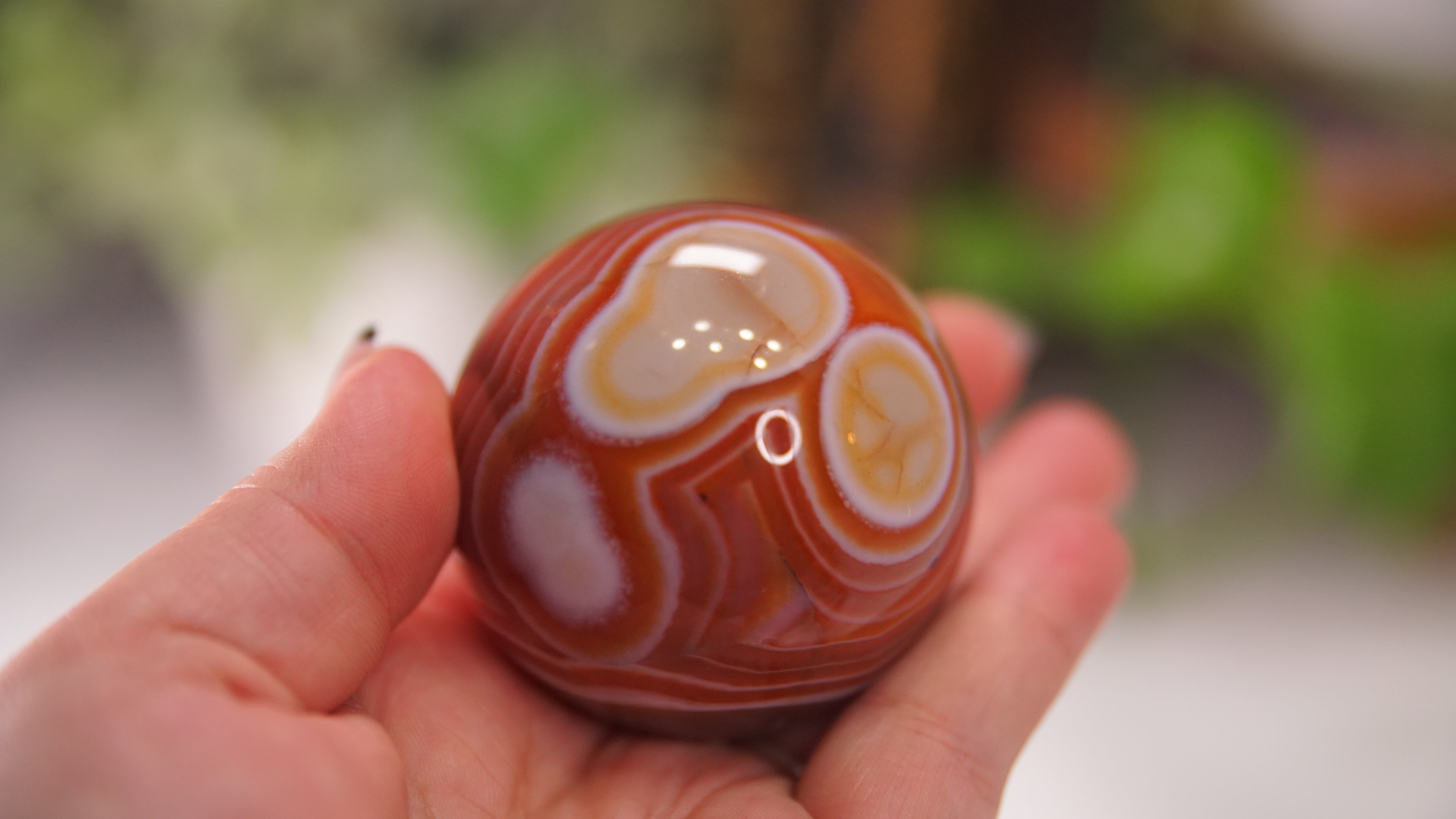 Stunning Carnelian Spheres | High Quality | US Seller (C)
