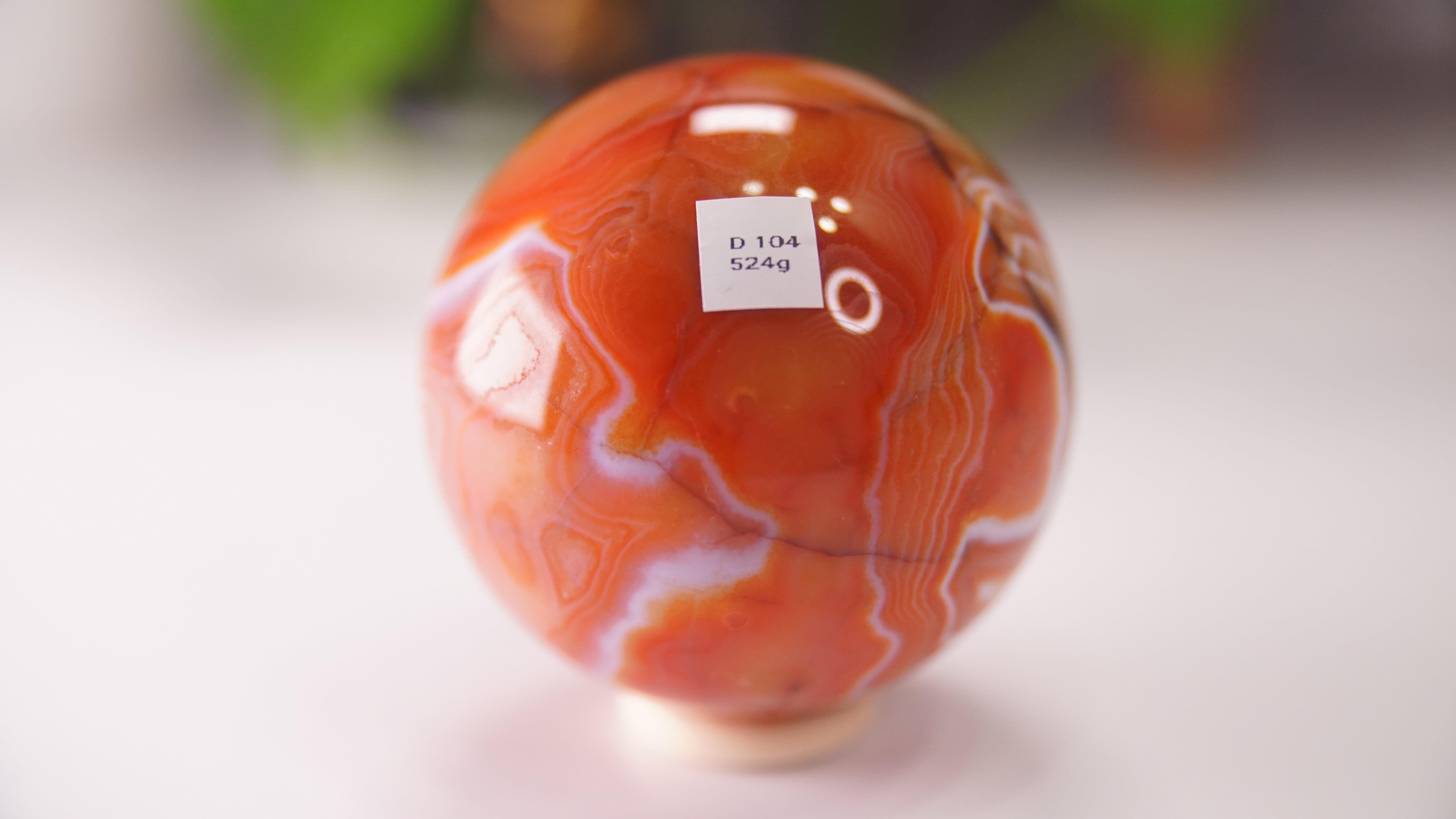 Stunning Carnelian Spheres | High Quality | US Seller (D)