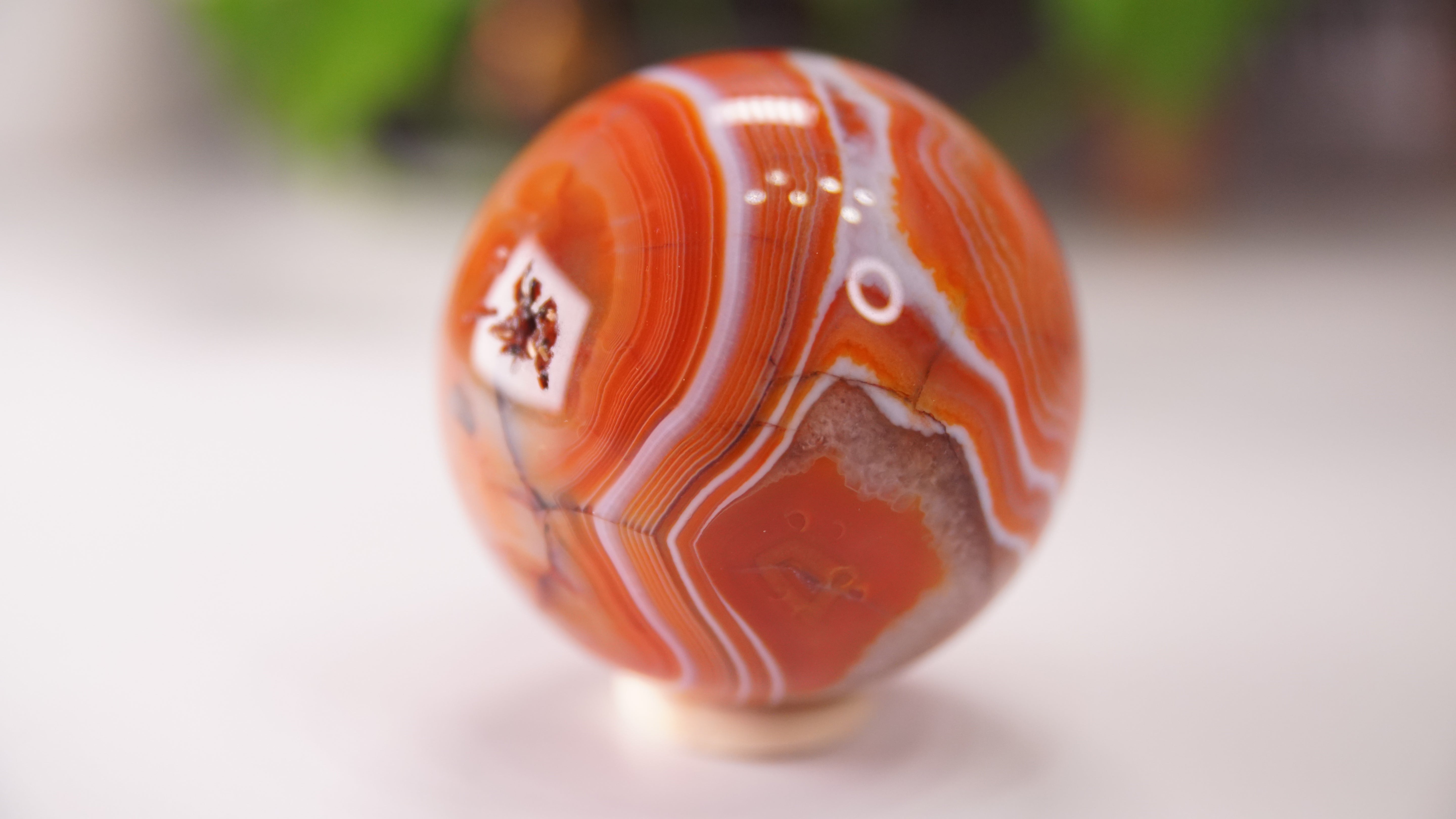 Stunning Carnelian Spheres | High Quality | US Seller (D)