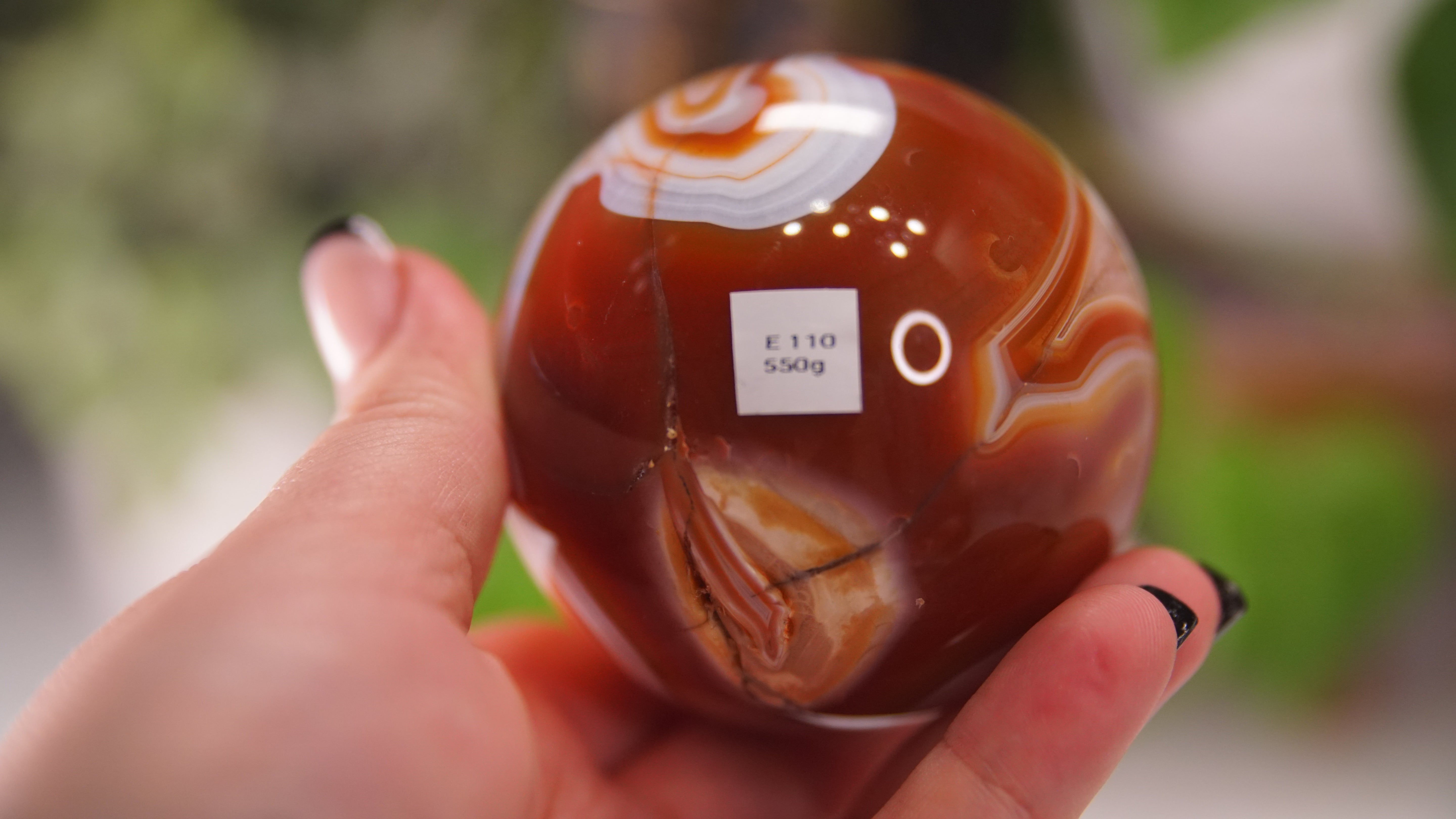 Stunning Carnelian Spheres | High Quality | US Seller (E)