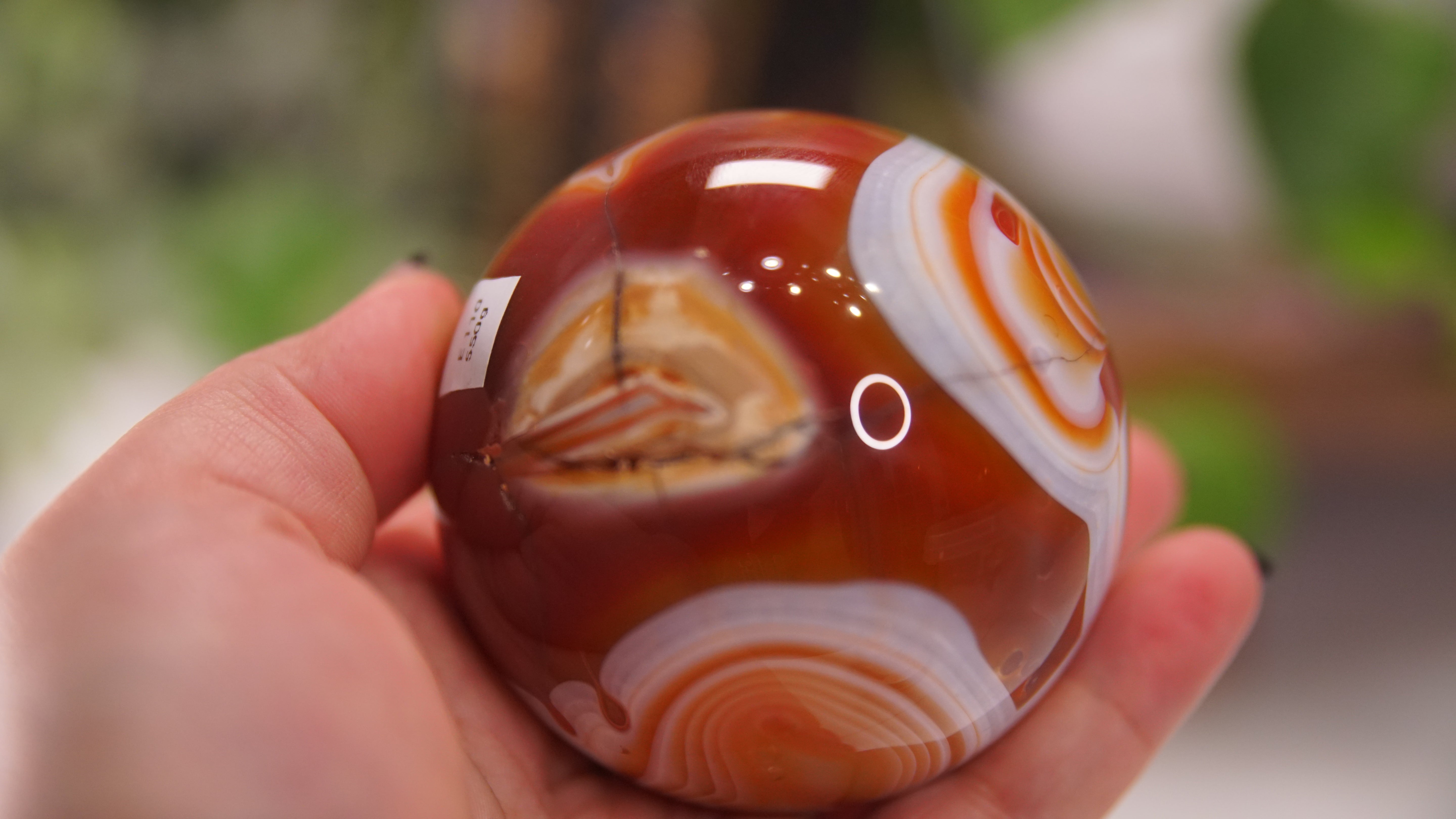 Stunning Carnelian Spheres | High Quality | US Seller (E)