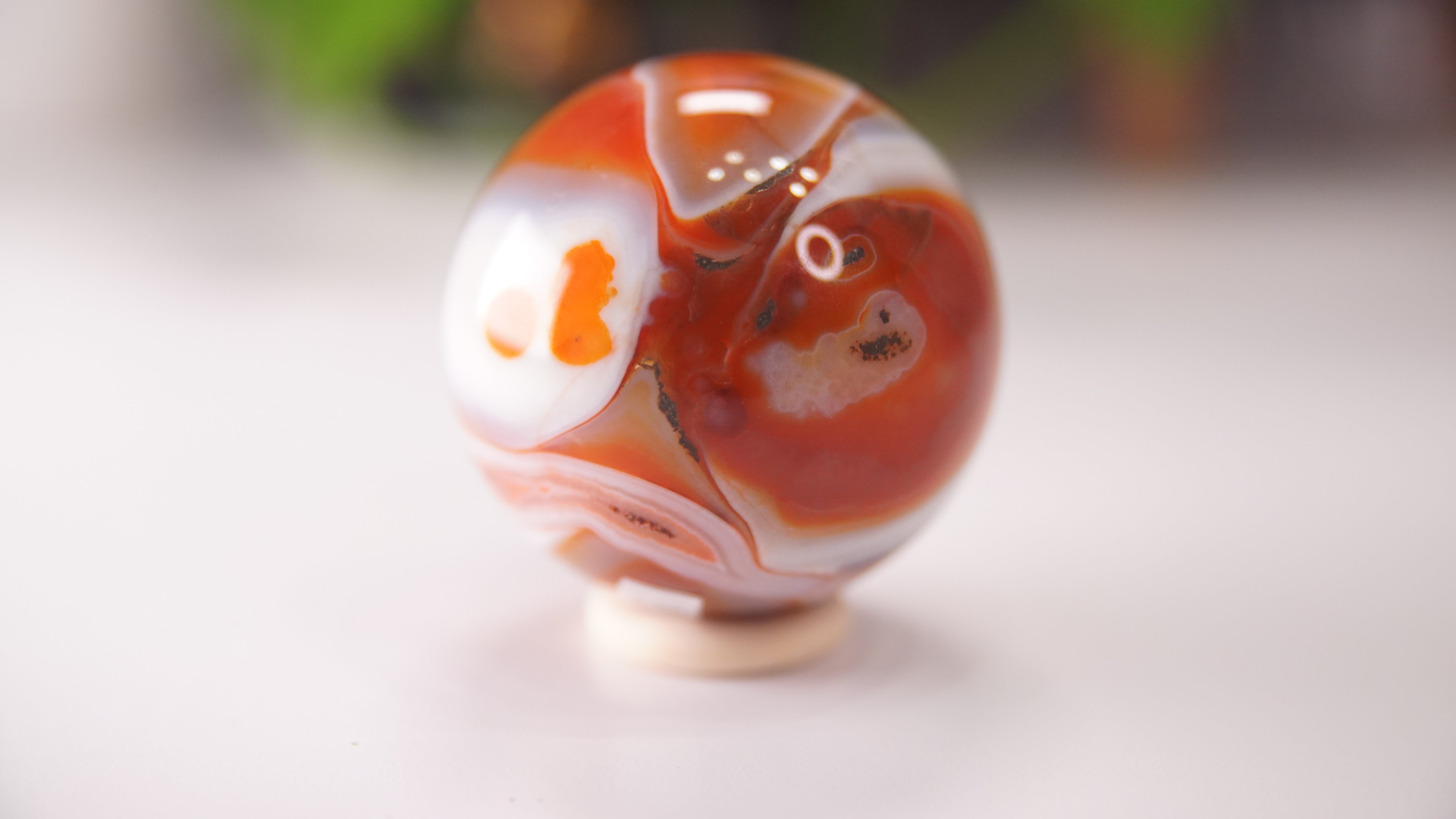 Stunning Carnelian Spheres | High Quality | US Seller (F)