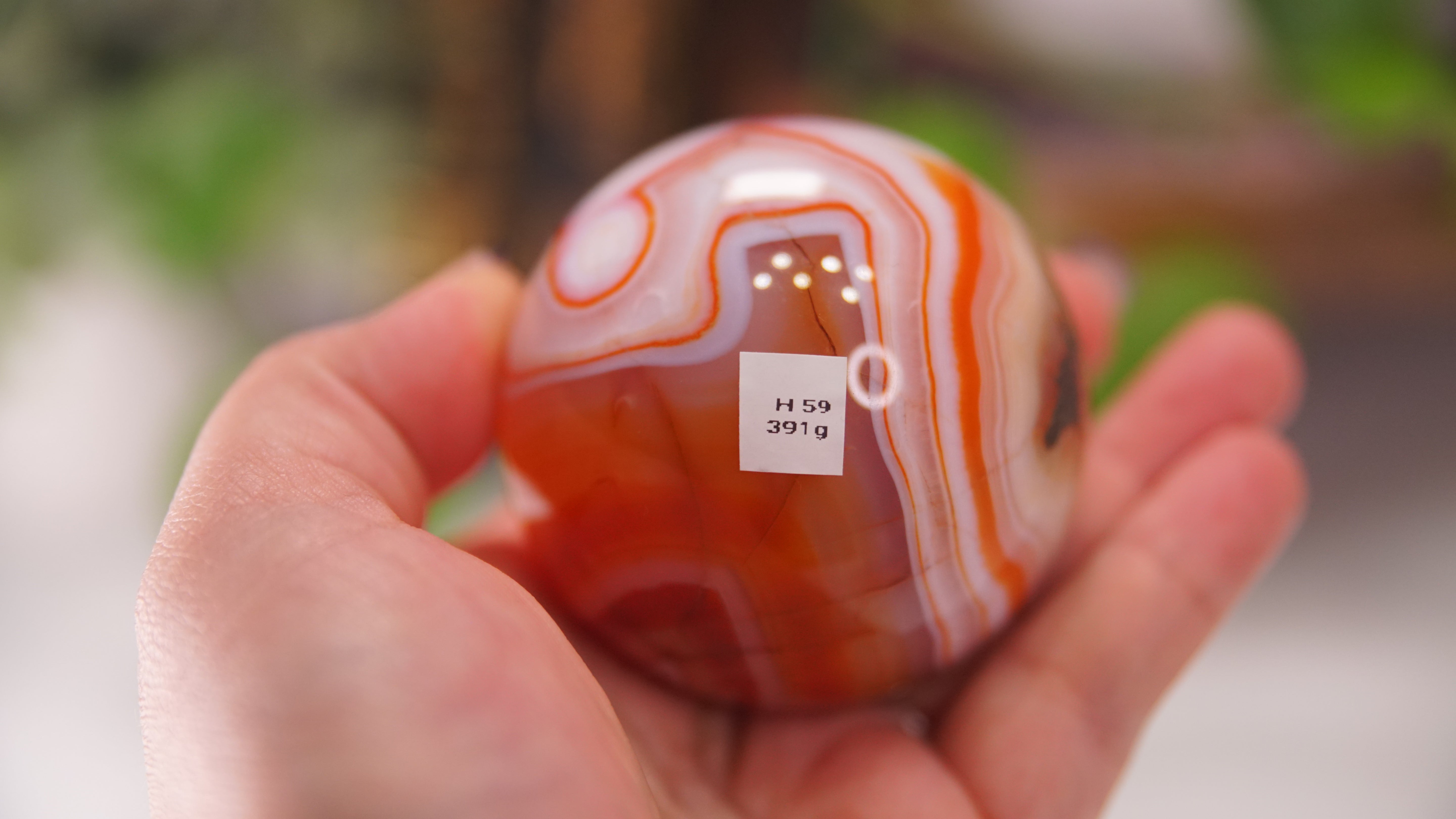 Stunning Carnelian Spheres | High Quality | US Seller (H)