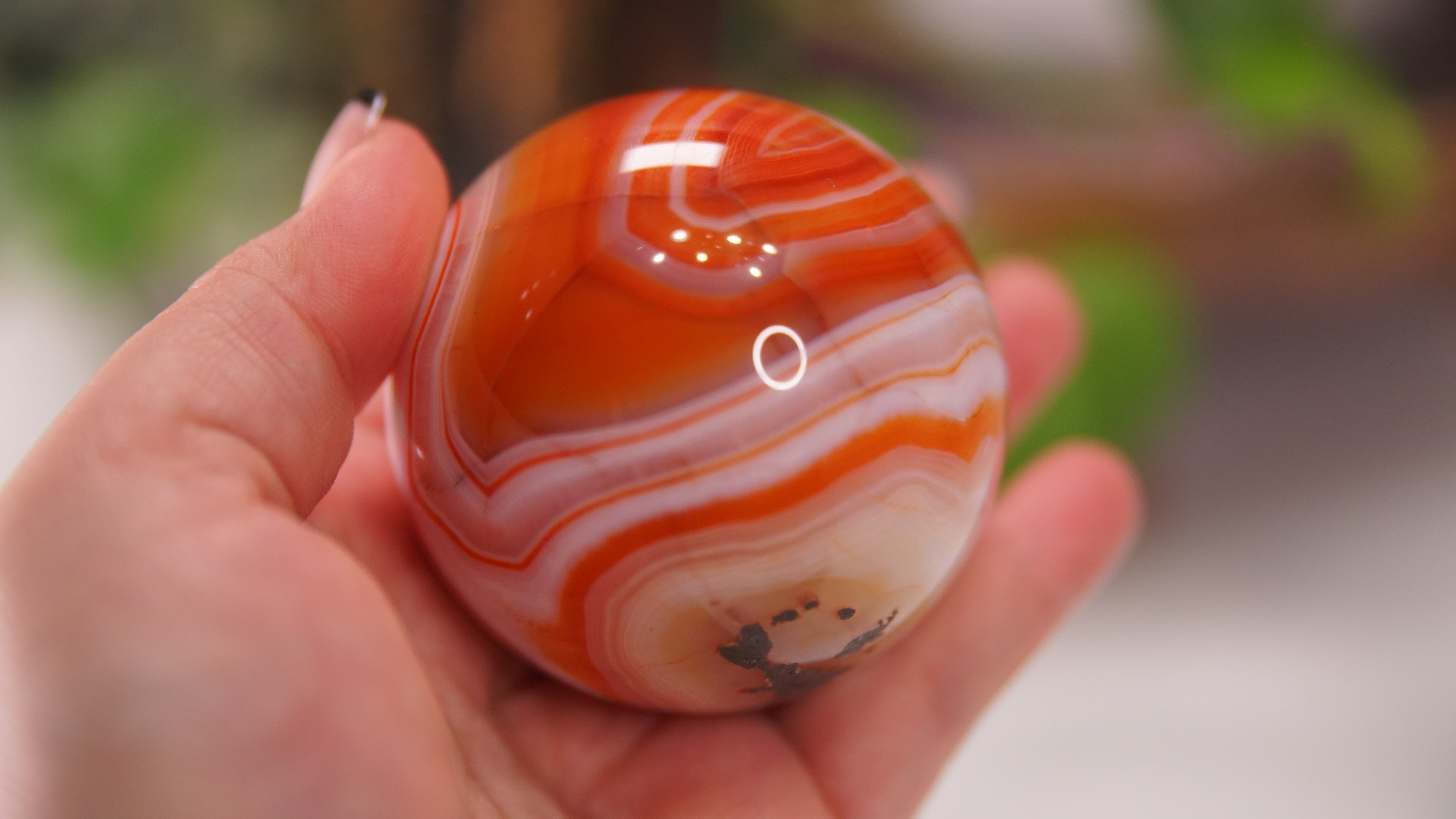 Stunning Carnelian Spheres | High Quality | US Seller (H)