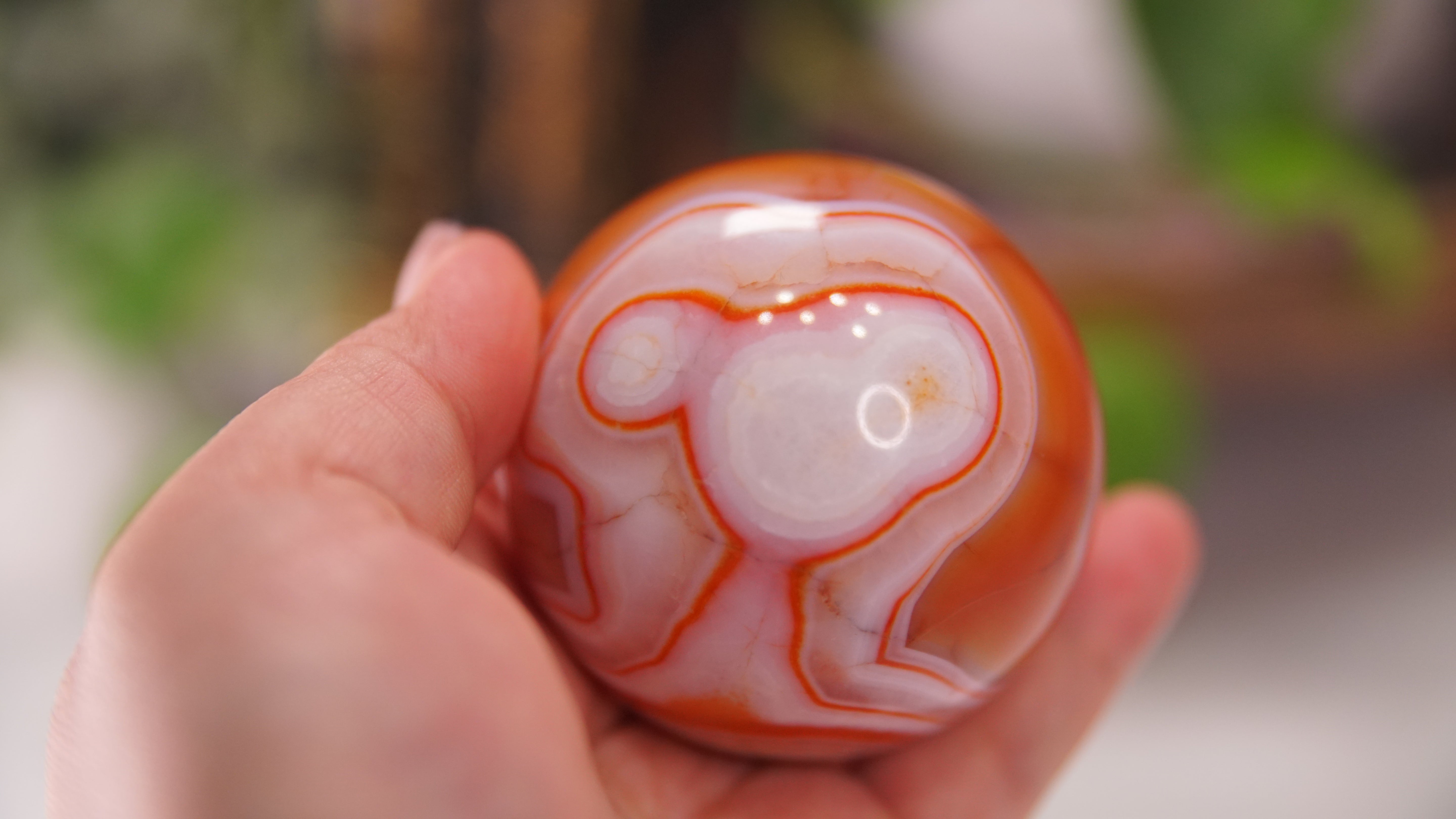 Stunning Carnelian Spheres | High Quality | US Seller (H)