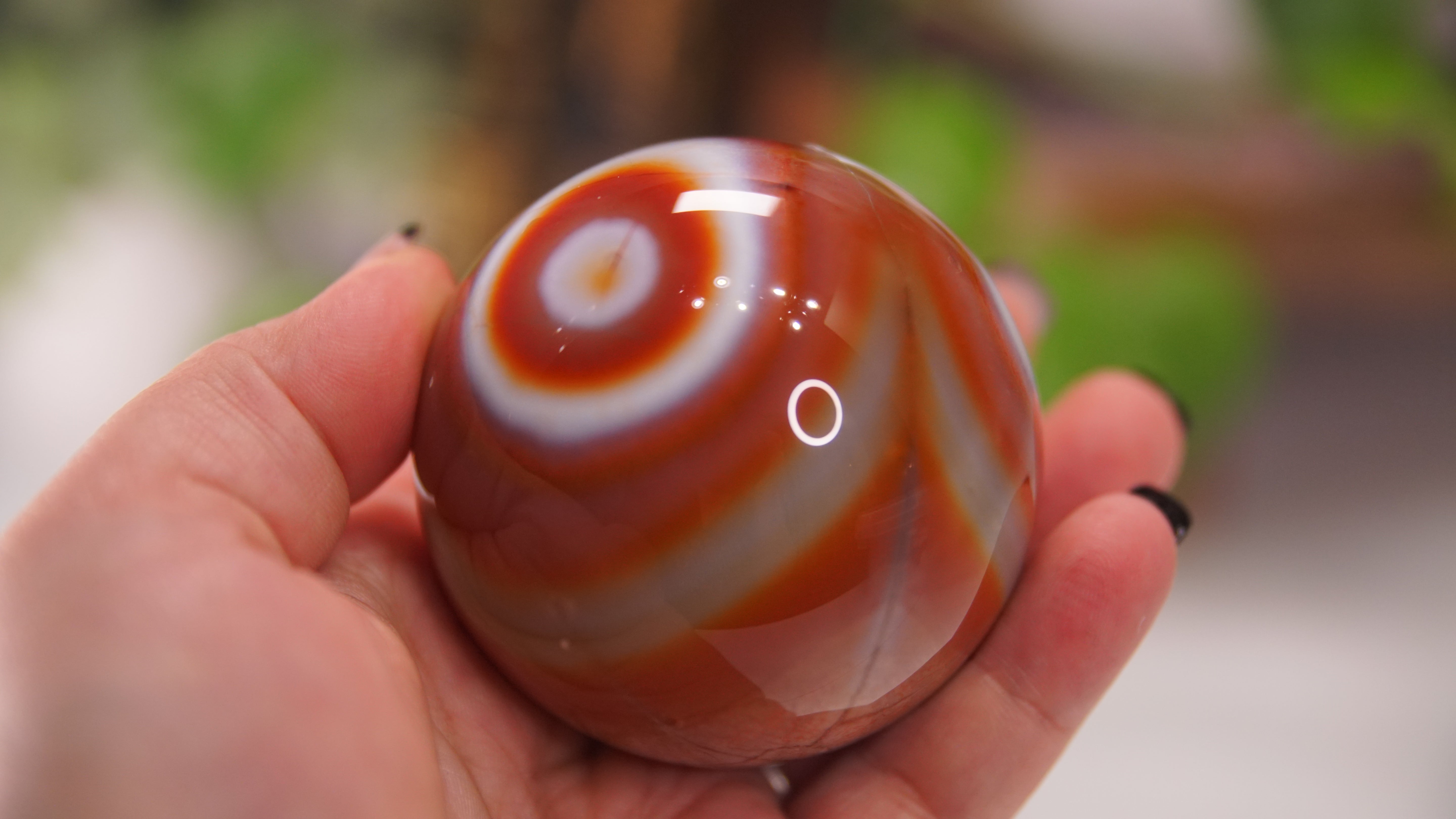 Stunning Carnelian Spheres | High Quality | US Seller (M)