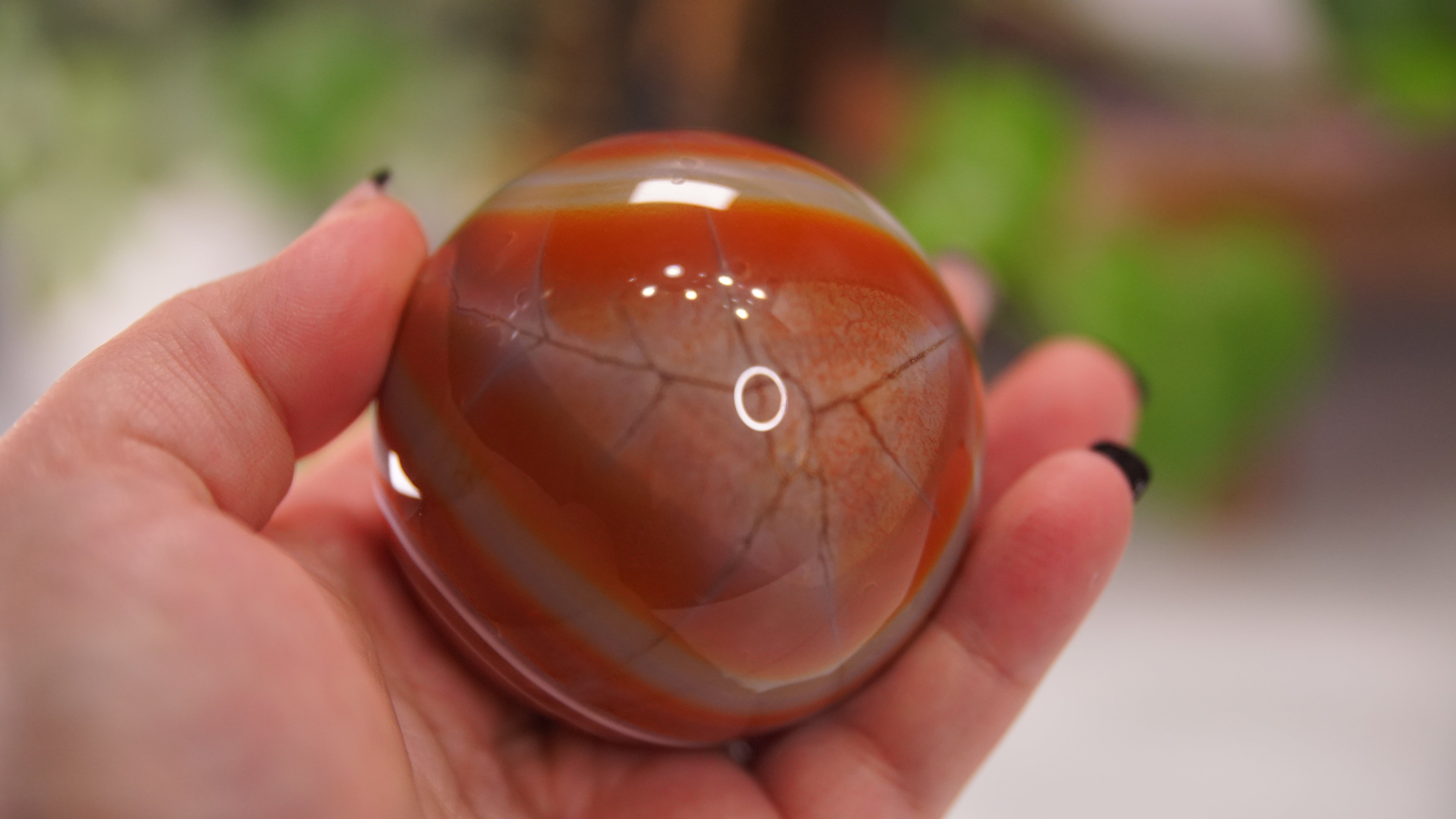 Stunning Carnelian Spheres | High Quality | US Seller (M)