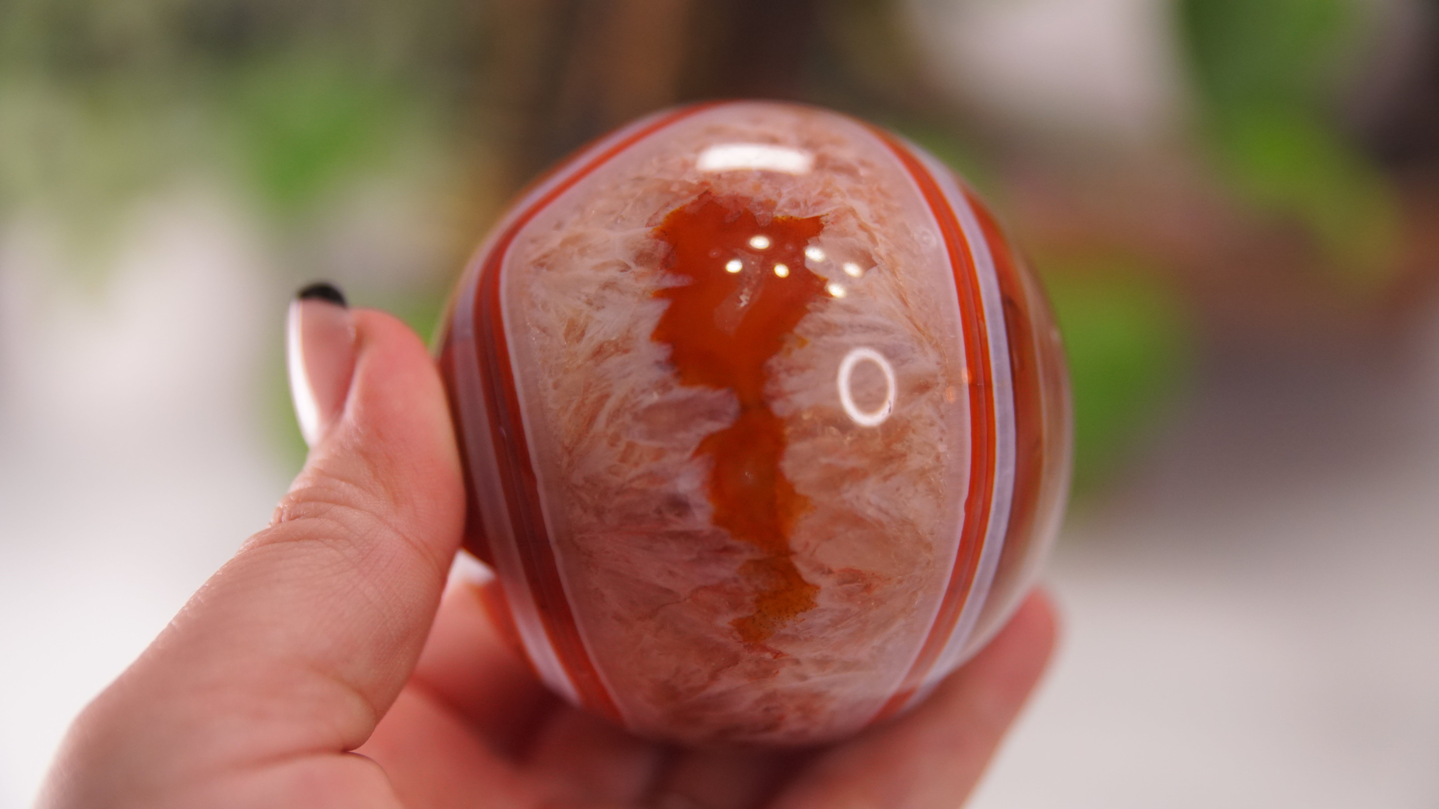 Stunning Carnelian Spheres | High Quality | US Seller (N)