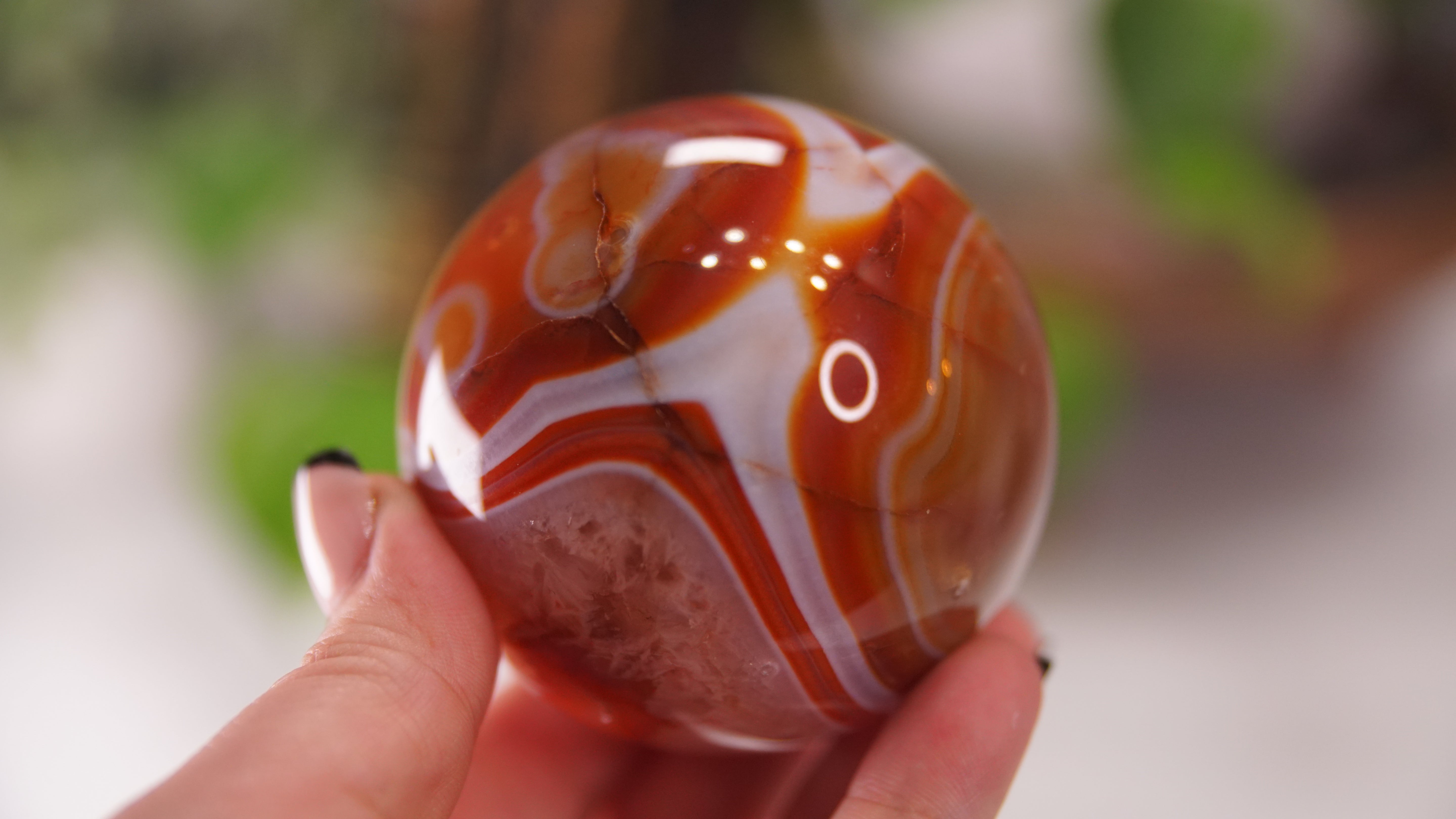 Stunning Carnelian Spheres | High Quality | US Seller (N)