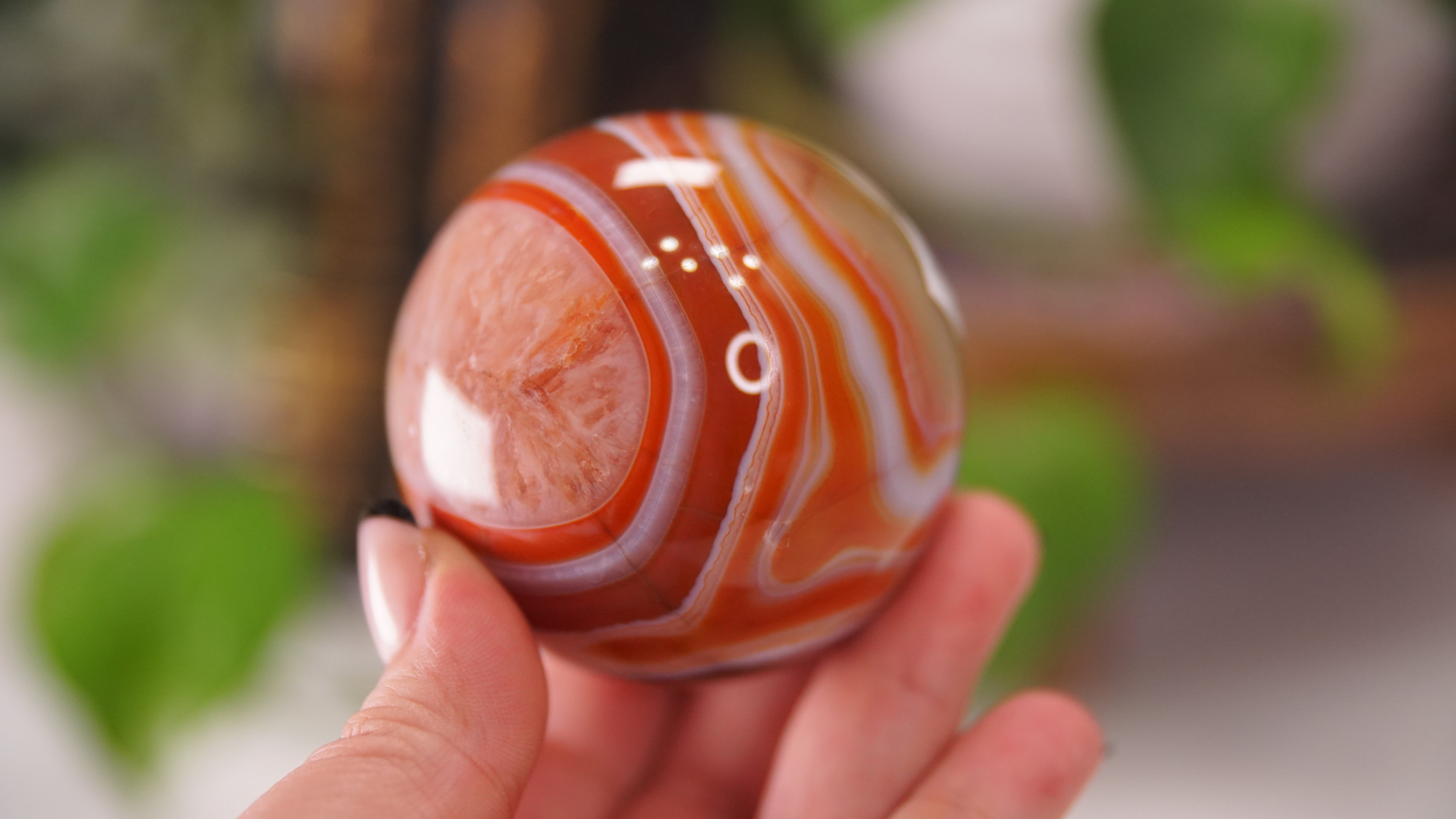 Stunning Carnelian Spheres | High Quality | US Seller (O)