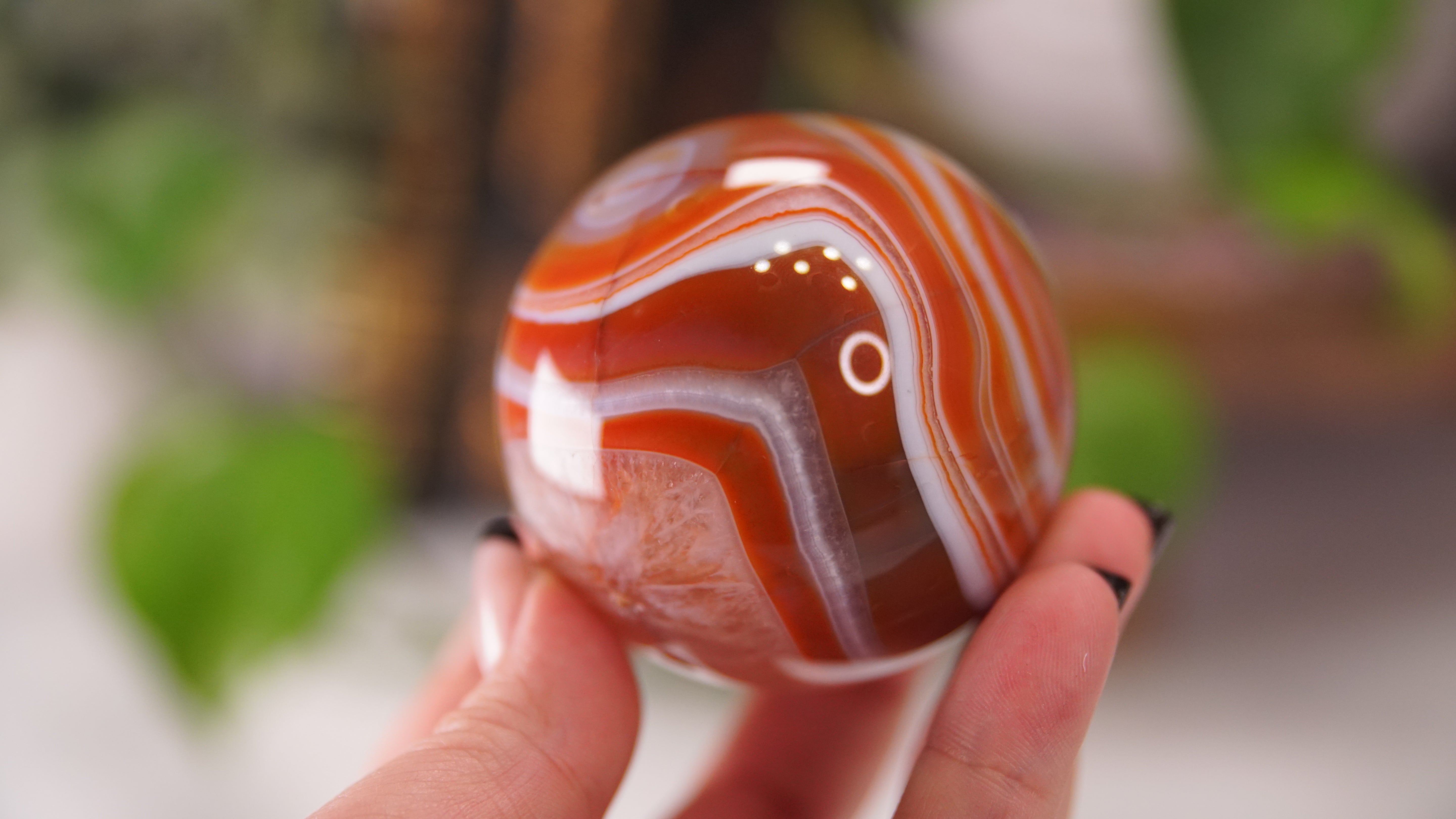 Stunning Carnelian Spheres | High Quality | US Seller (O)