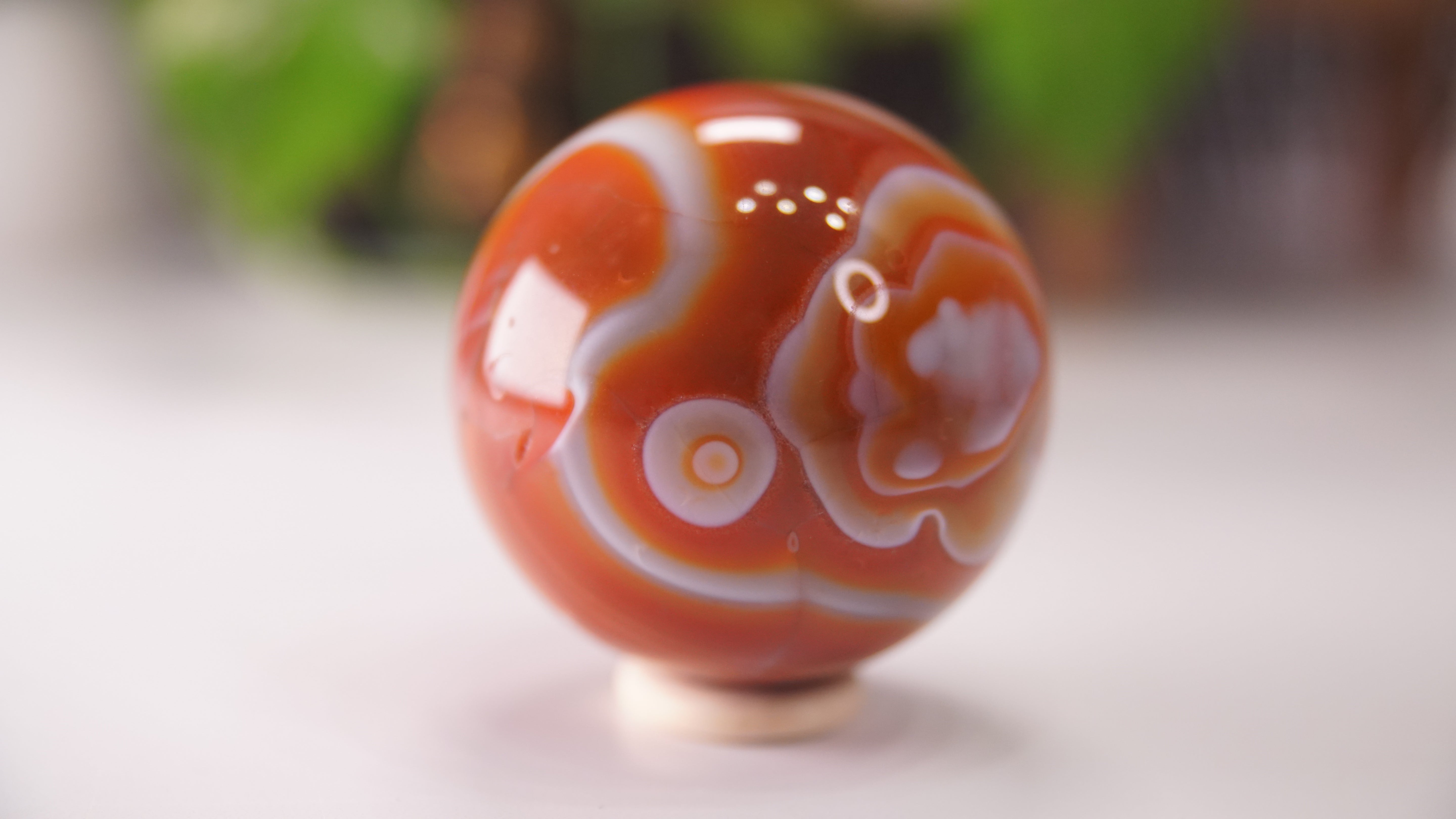 Stunning Carnelian Spheres | High Quality | US Seller (P)