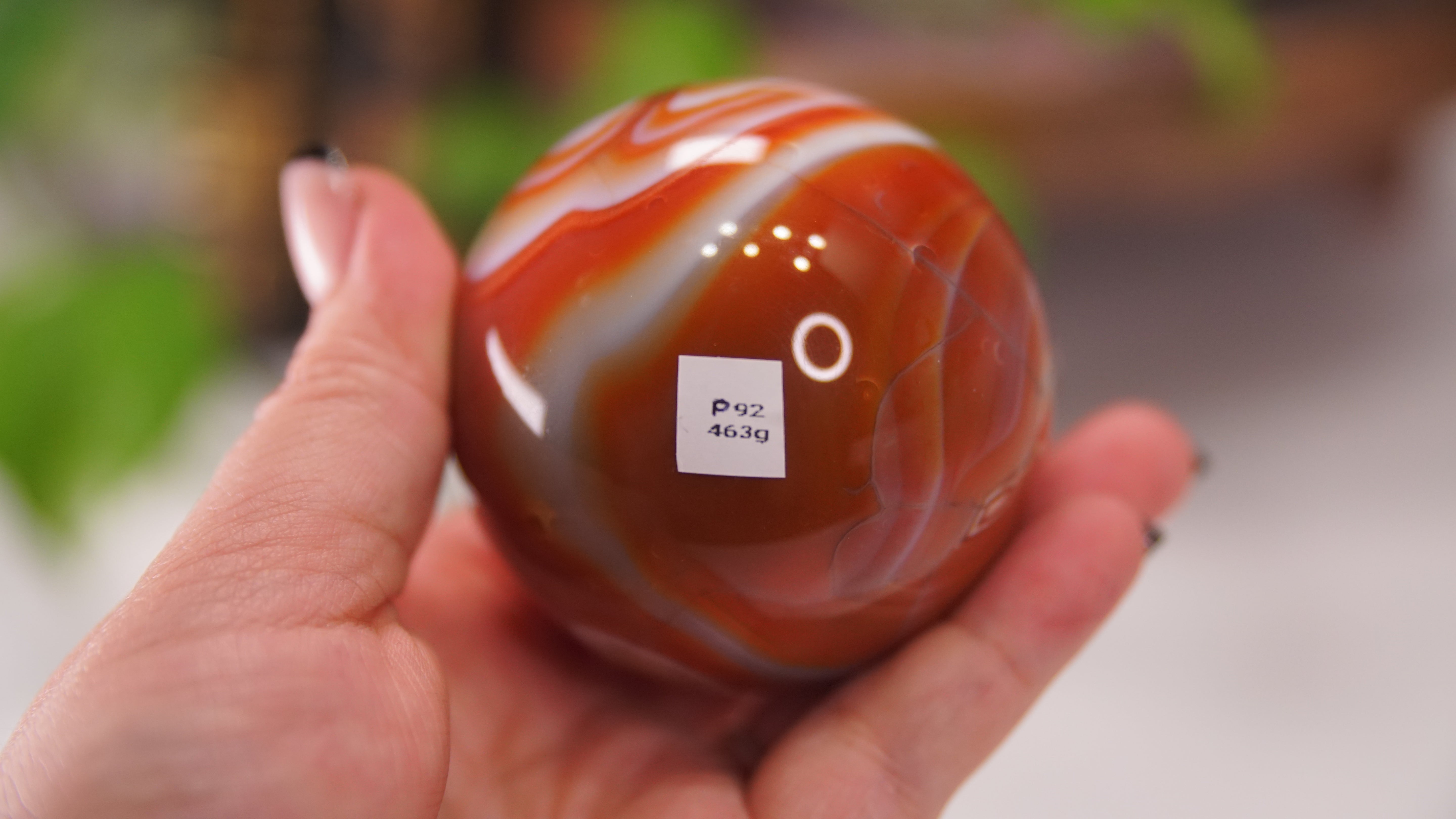 Stunning Carnelian Spheres | High Quality | US Seller (P)