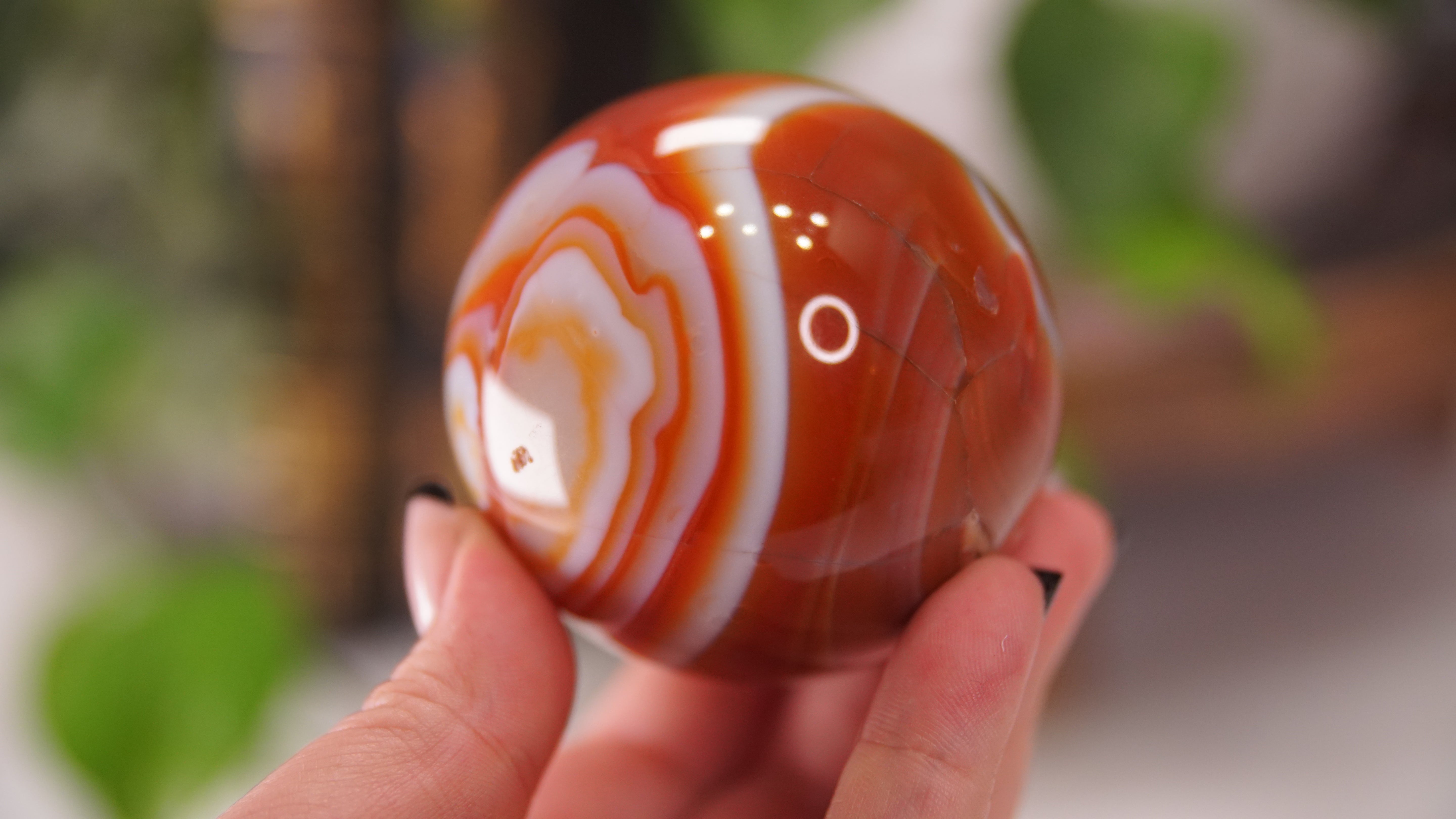 Stunning Carnelian Spheres | High Quality | US Seller (P)
