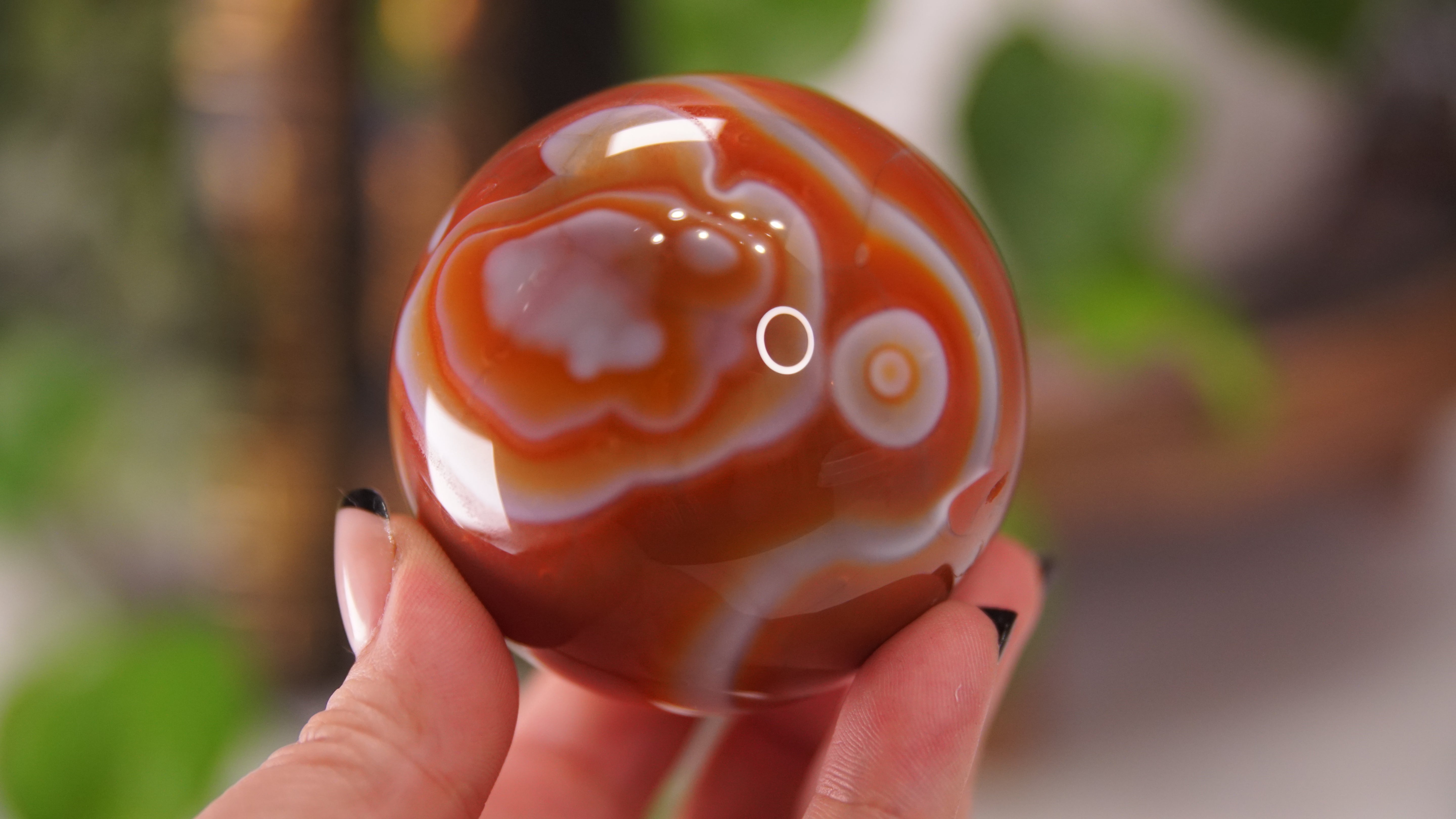 Stunning Carnelian Spheres | High Quality | US Seller (P)
