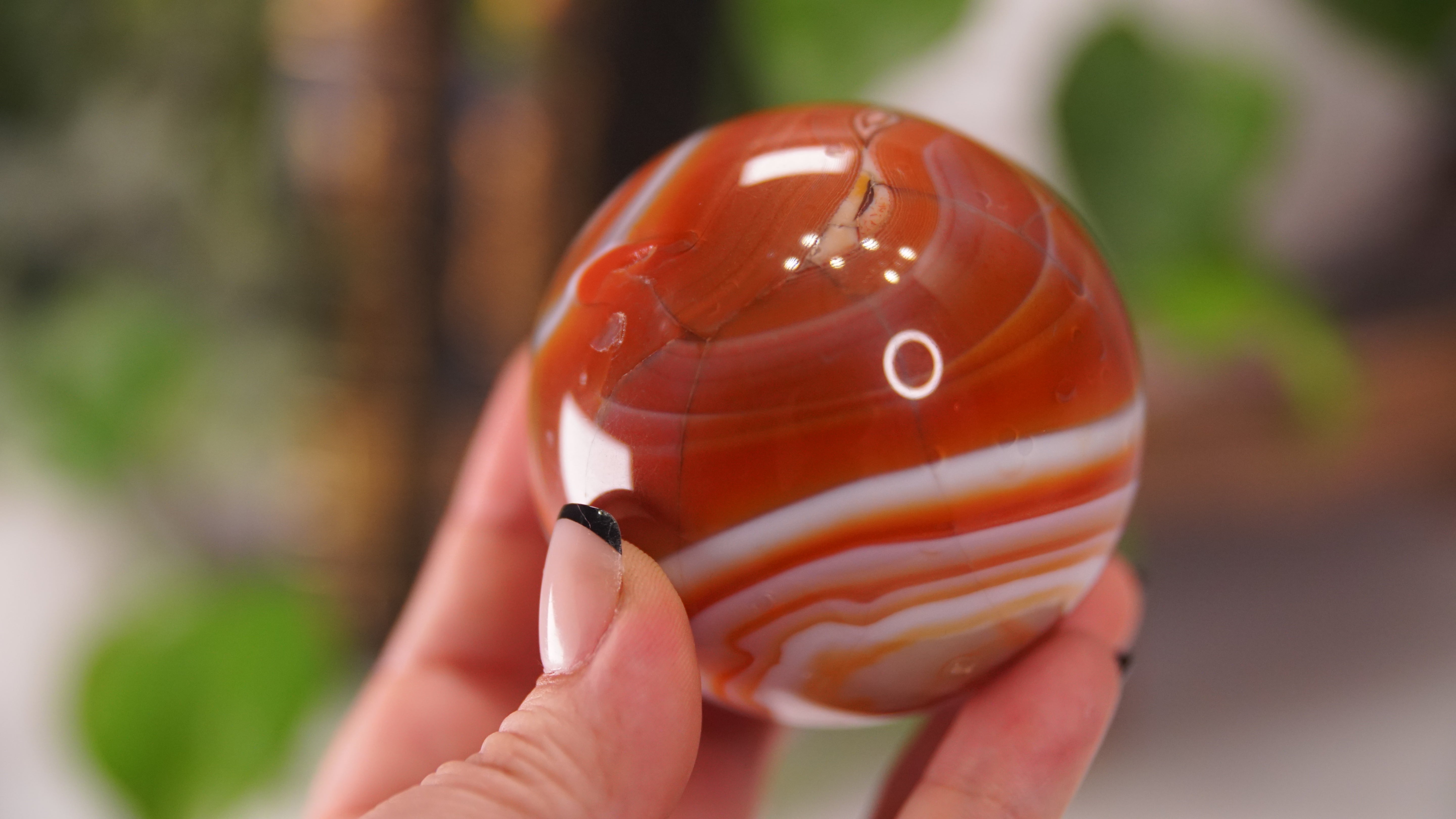 Stunning Carnelian Spheres | High Quality | US Seller (P)