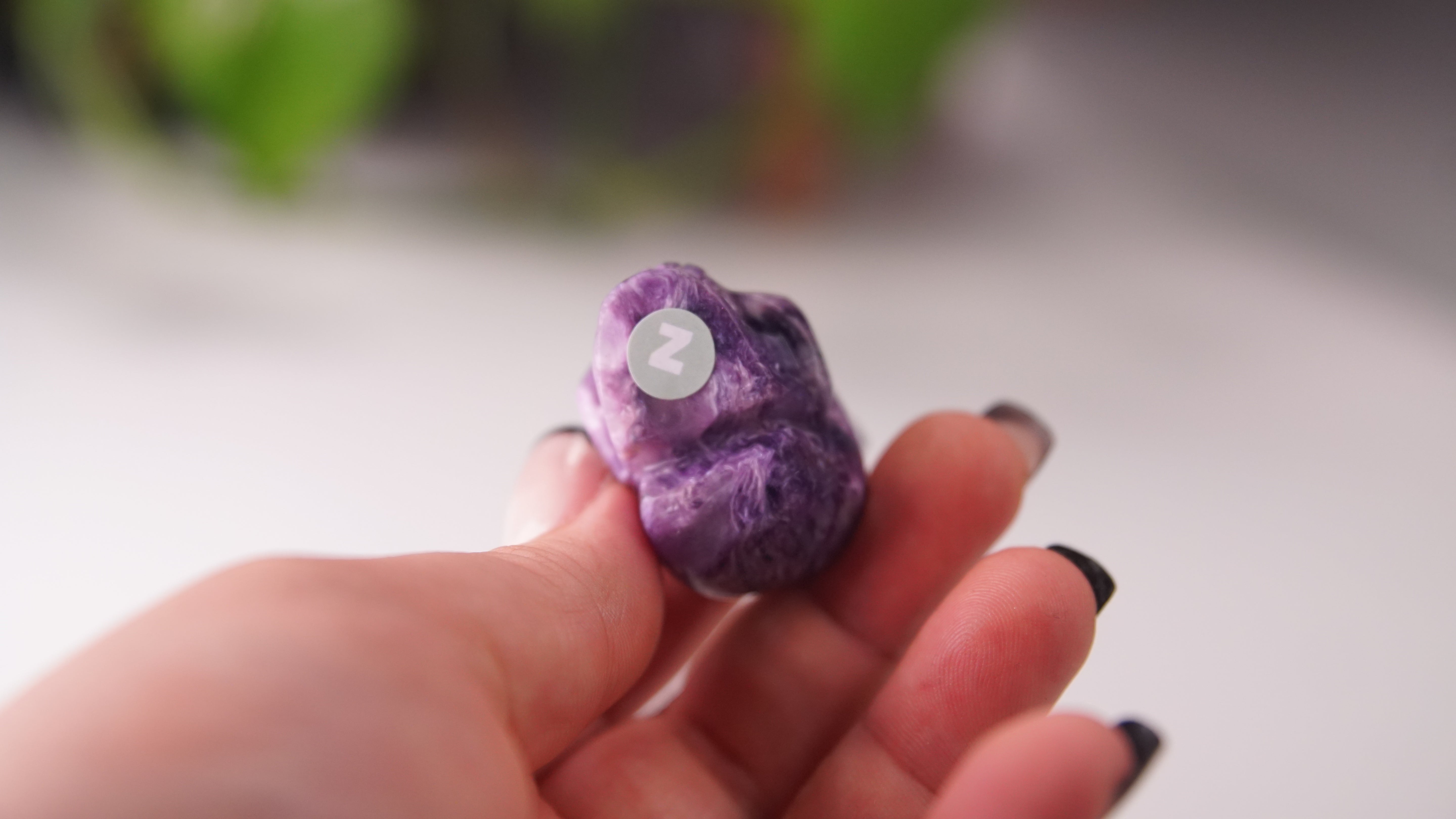 High Quality Charoite Crystal Carving (Z)
