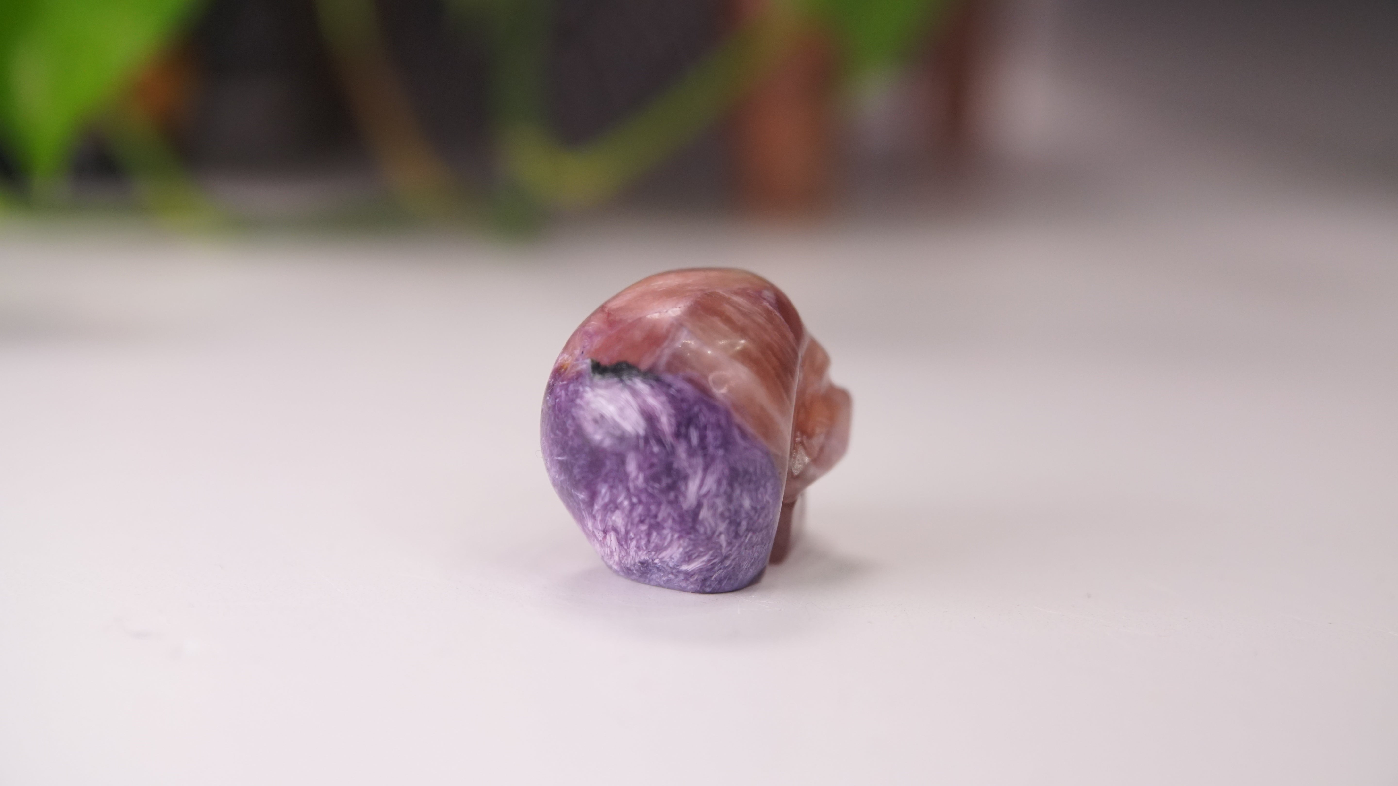 High Quality Charoite Crystal Carving (X)