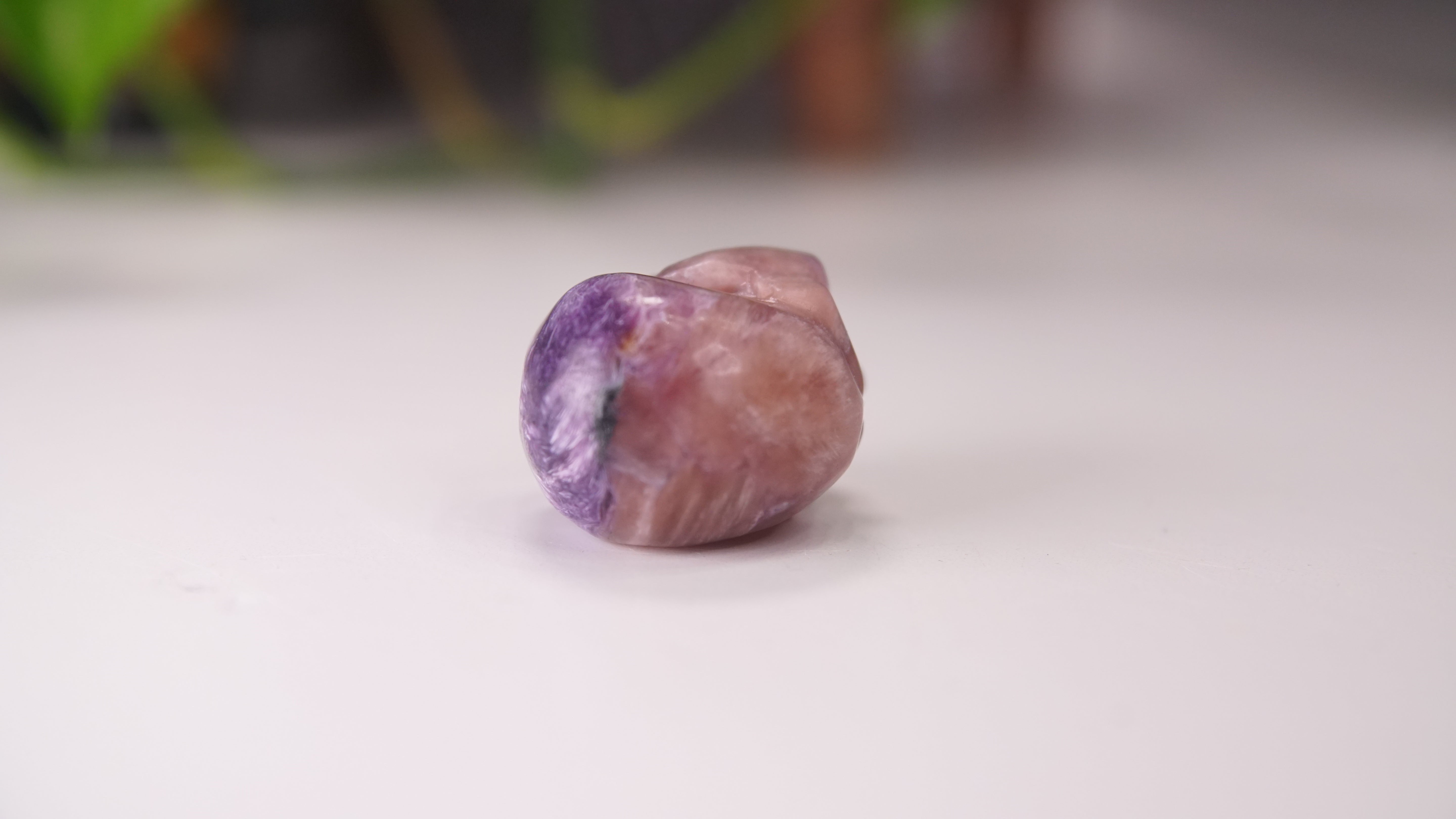 High Quality Charoite Crystal Carving (X)