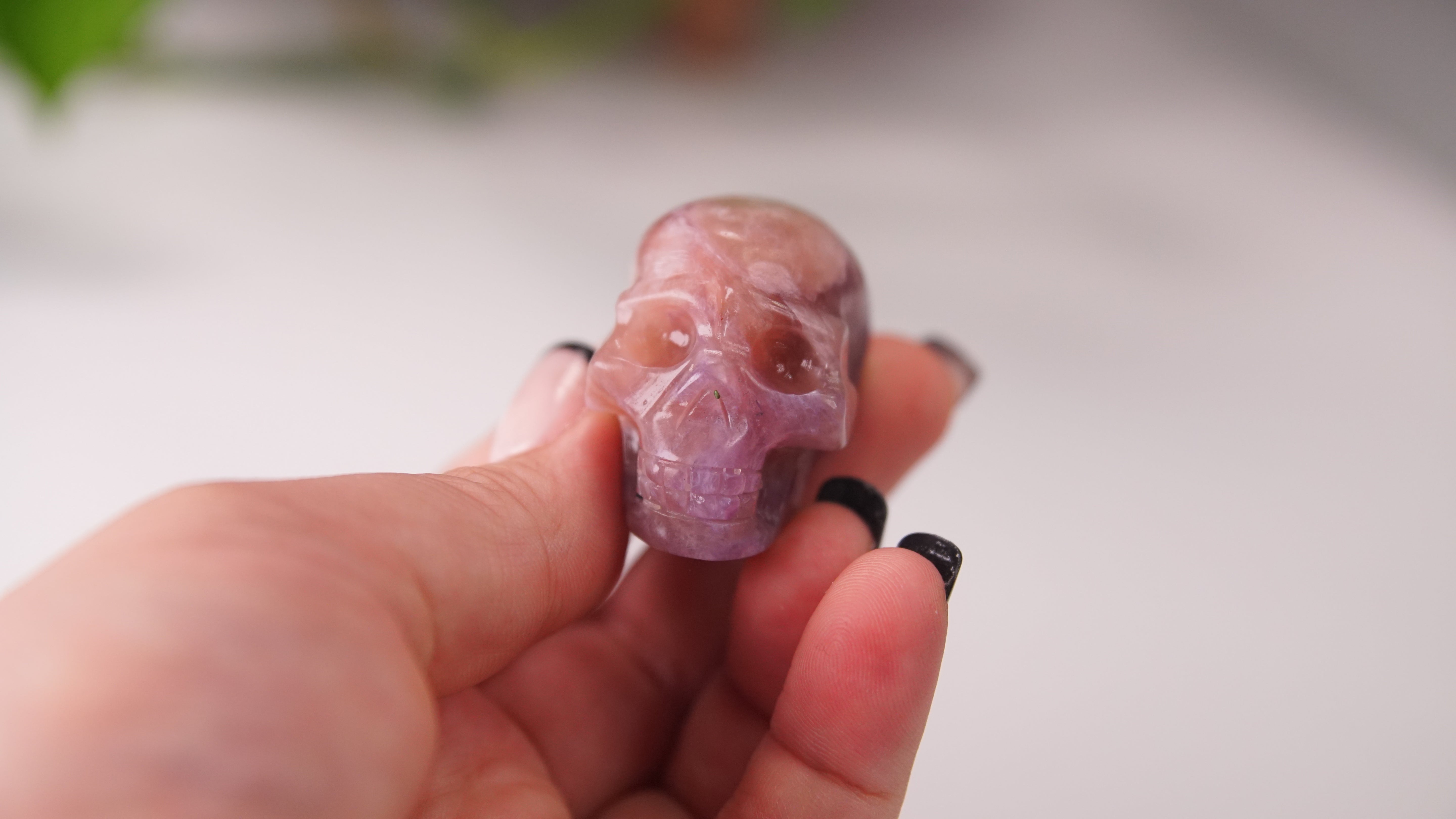High Quality Charoite Crystal Carving (X)