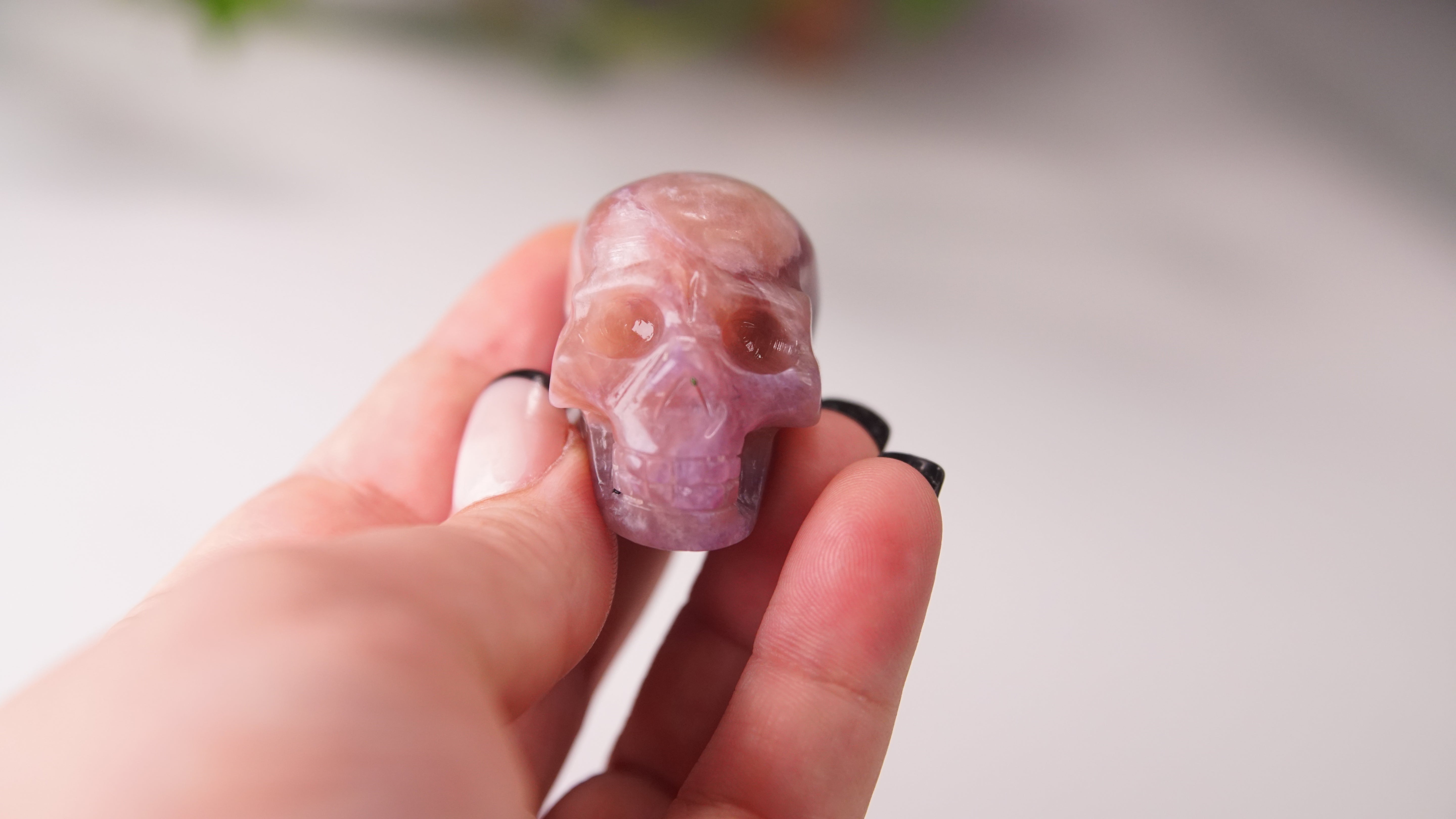 High Quality Charoite Crystal Carving (X)
