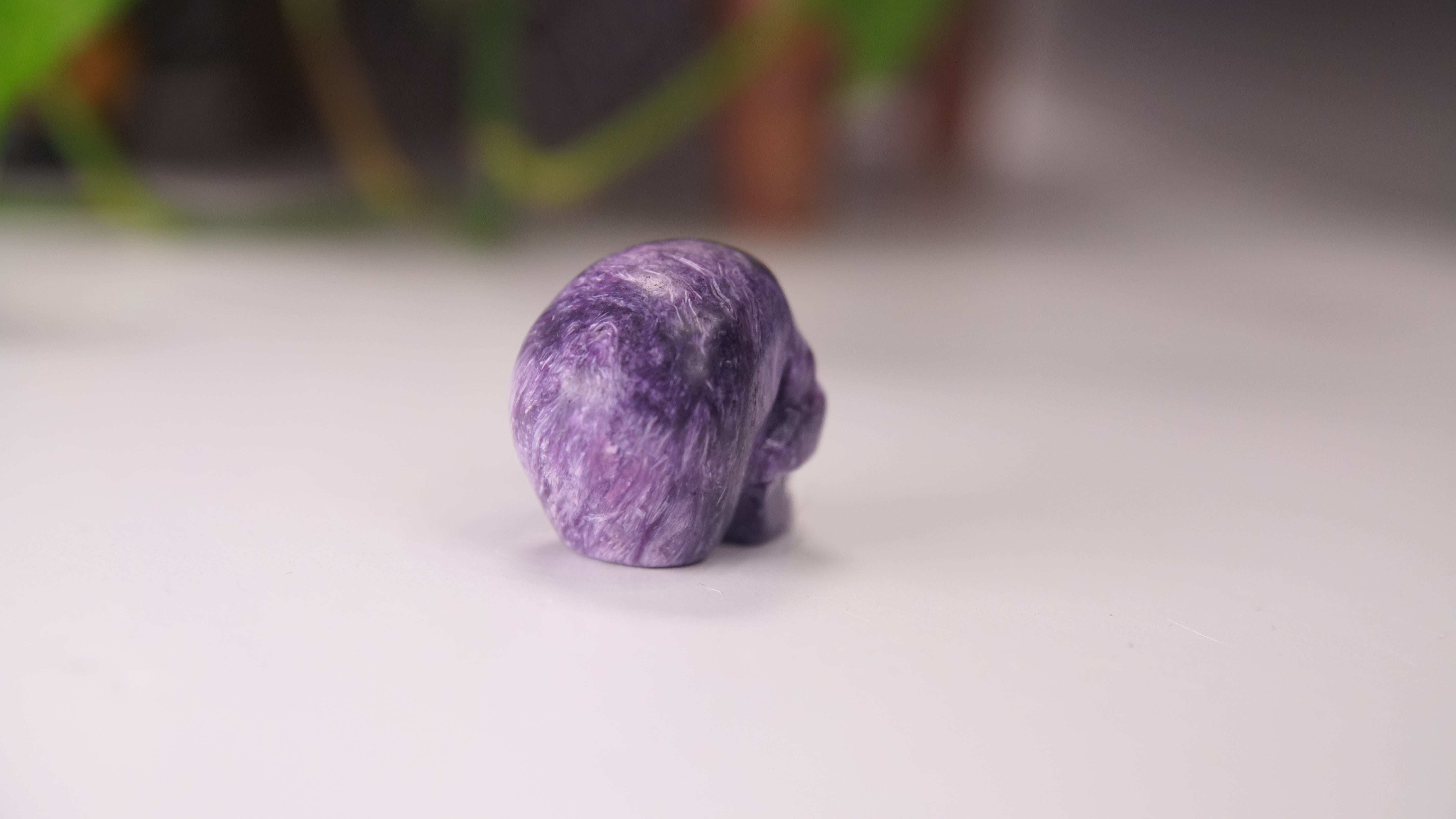 High Quality Charoite Crystal Carving (W)