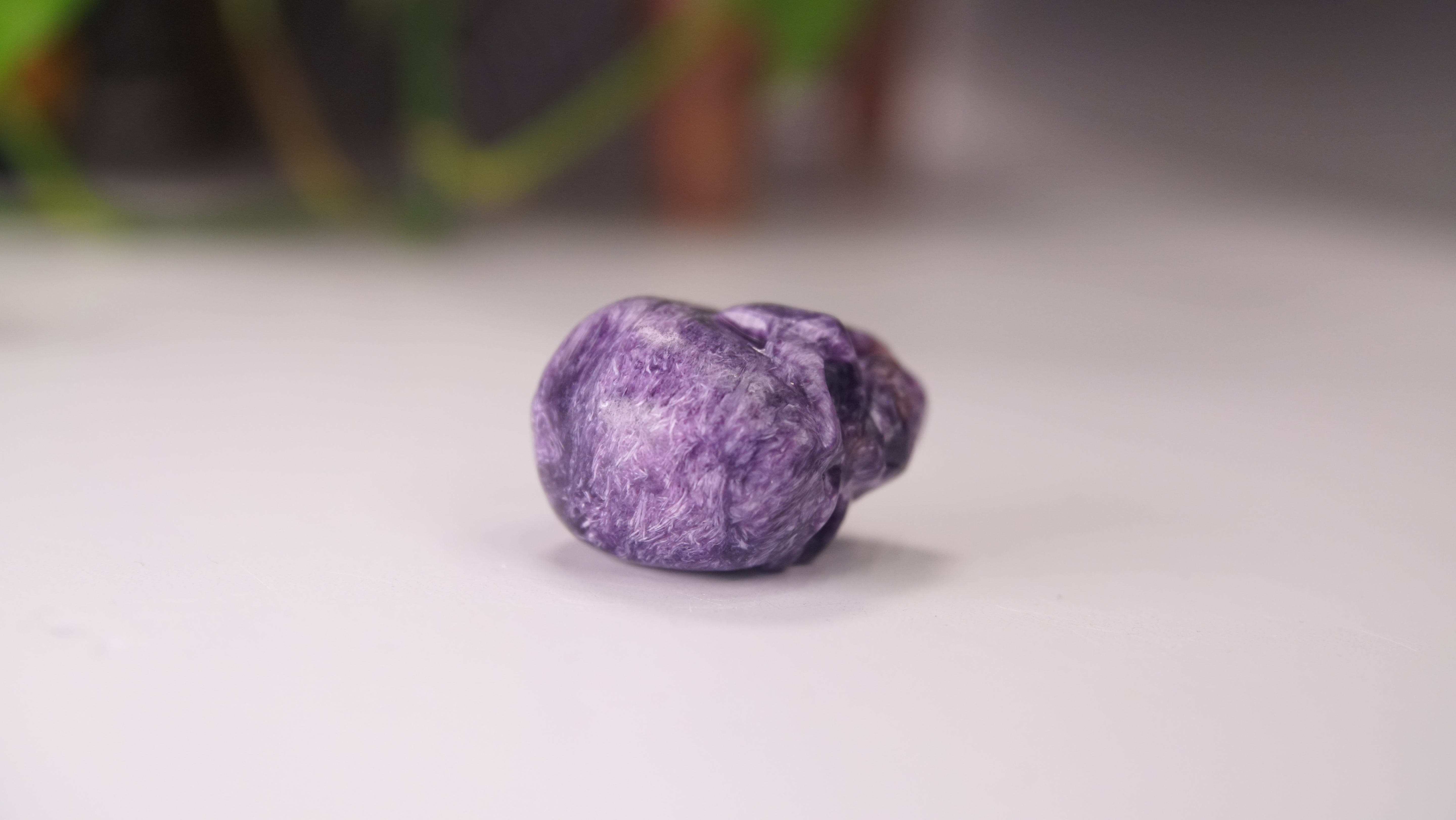 High Quality Charoite Crystal Carving (W)
