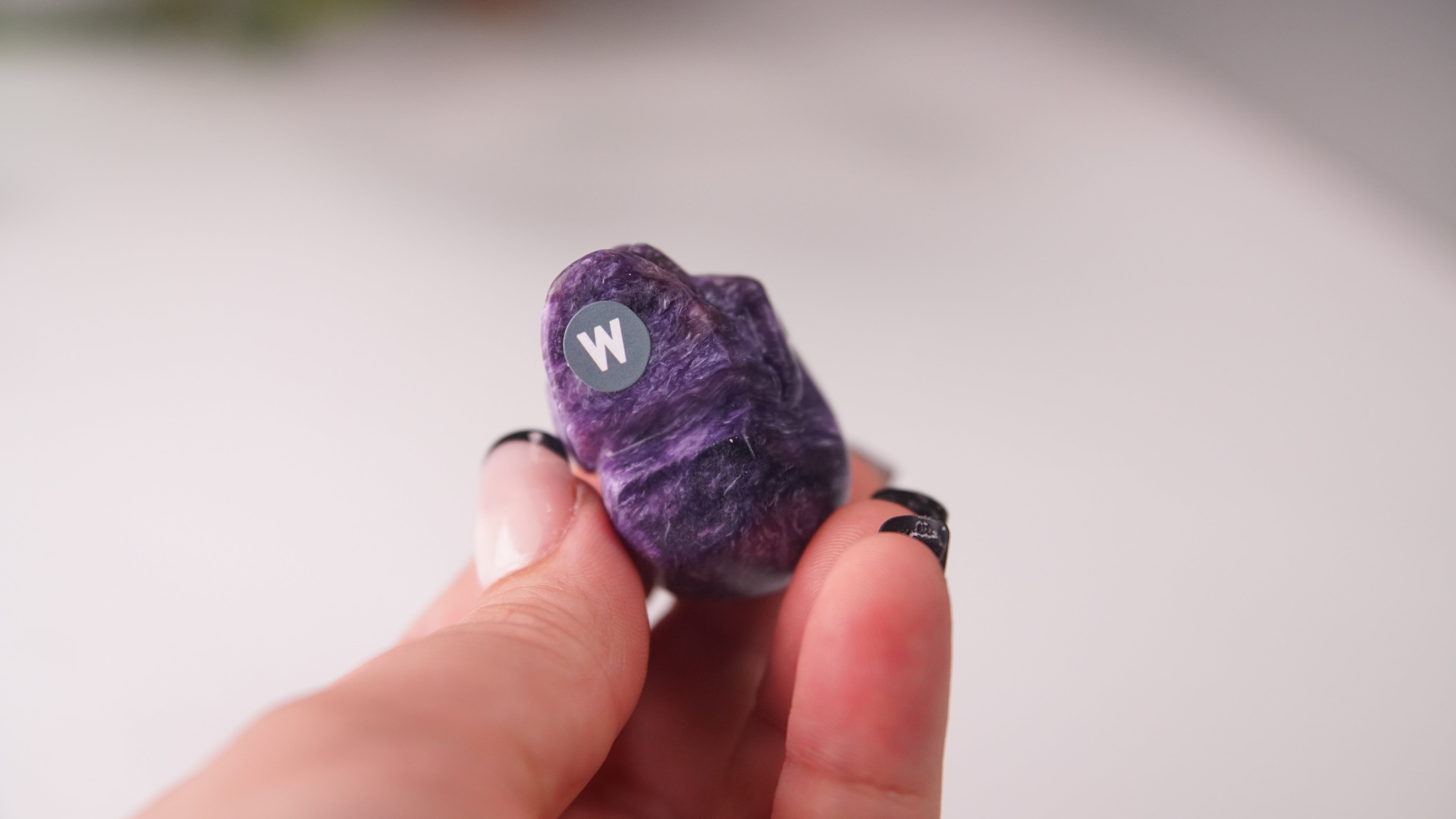 High Quality Charoite Crystal Carving (W)