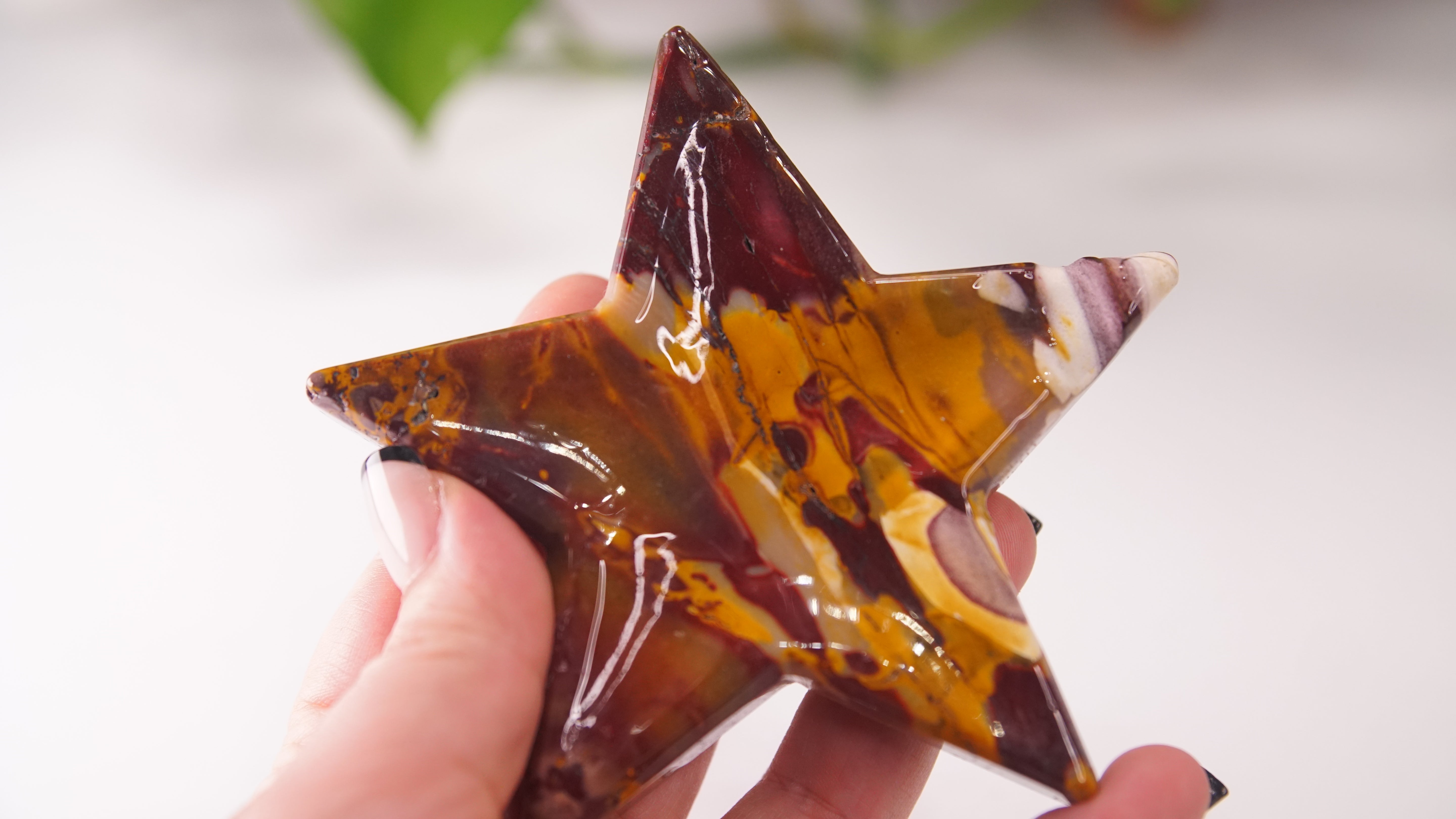 Mookaite Star Bowl Carving (M)