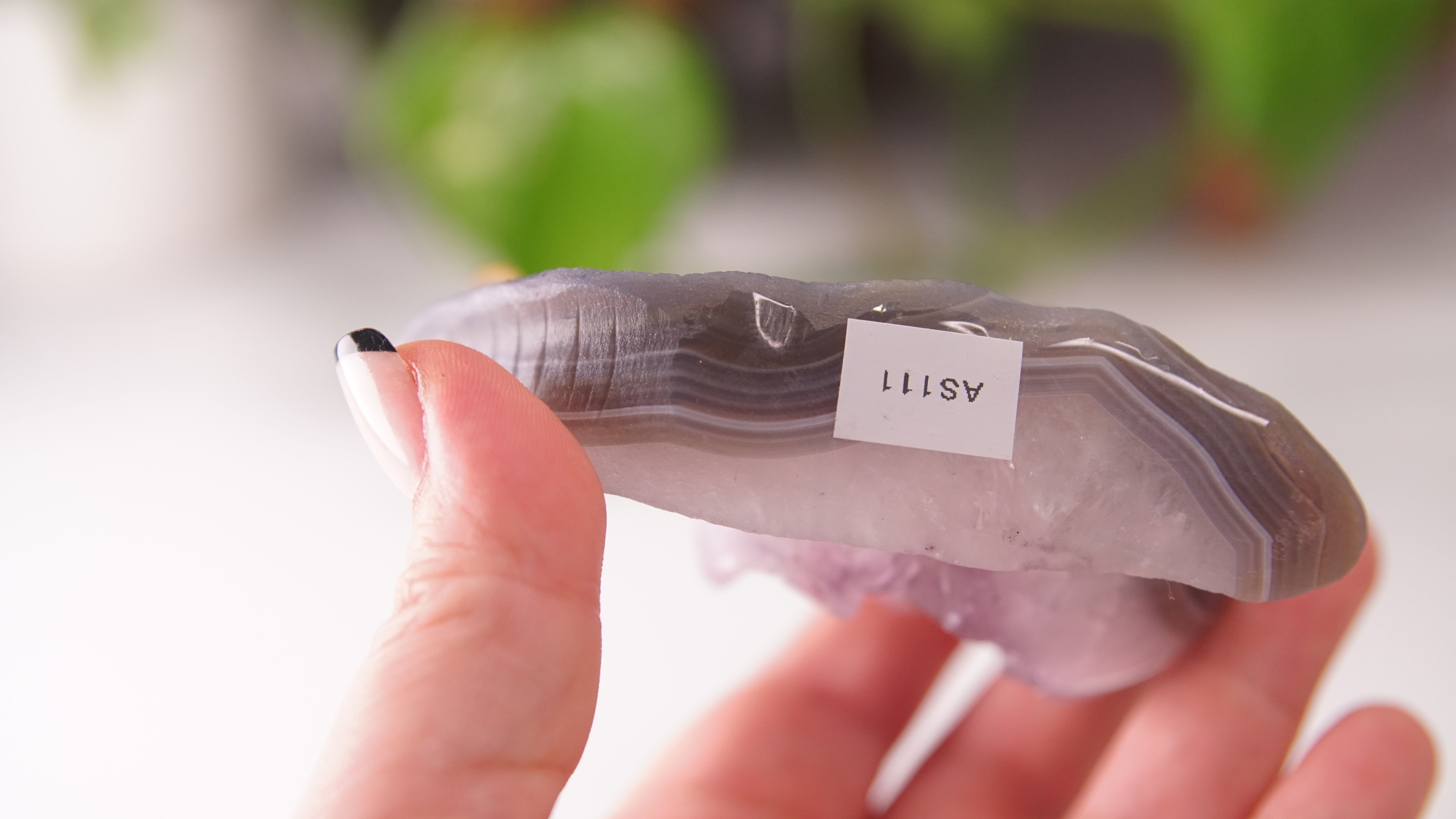 Gorgeous Agate Amethyst Boutique Snail Carving | Crystal Carving Statement Piece