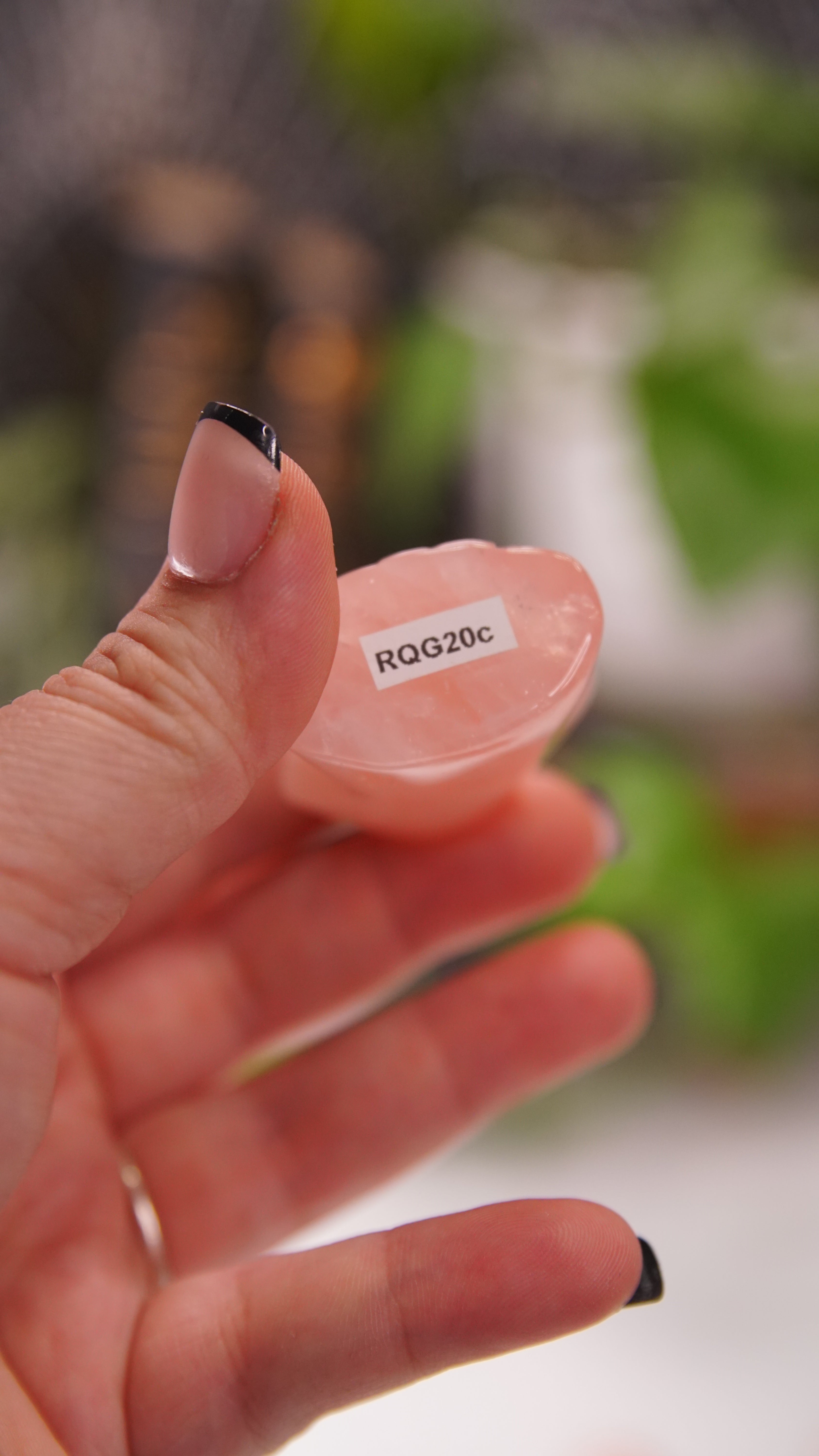 Rose Quartz Ghost Carving | High Quality Crystal | Pick Your Favorite