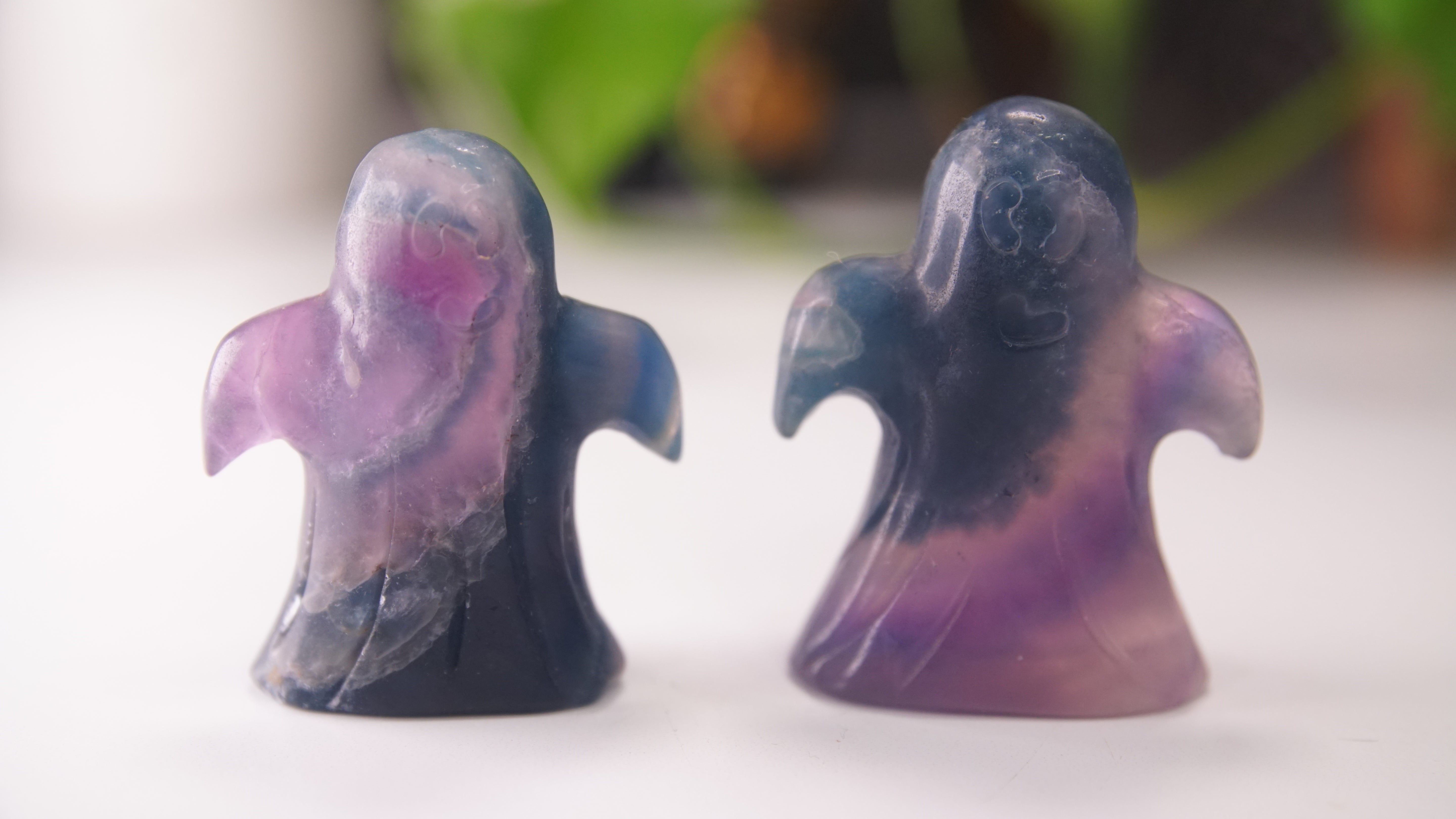 Fluorite Dancing Ghost Carving | Crystal Carving Sculpture