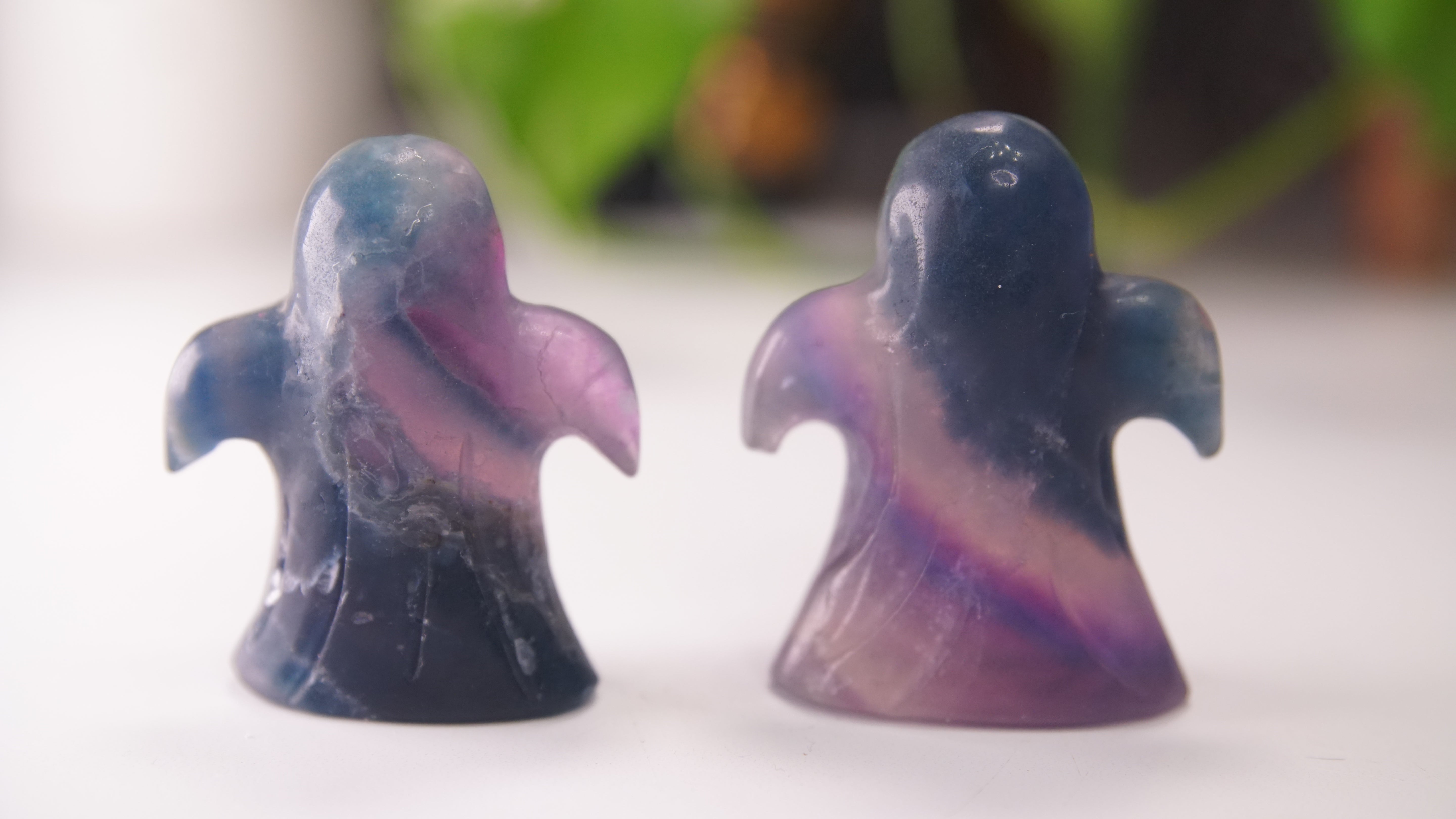 Fluorite Dancing Ghost Carving | Crystal Carving Sculpture