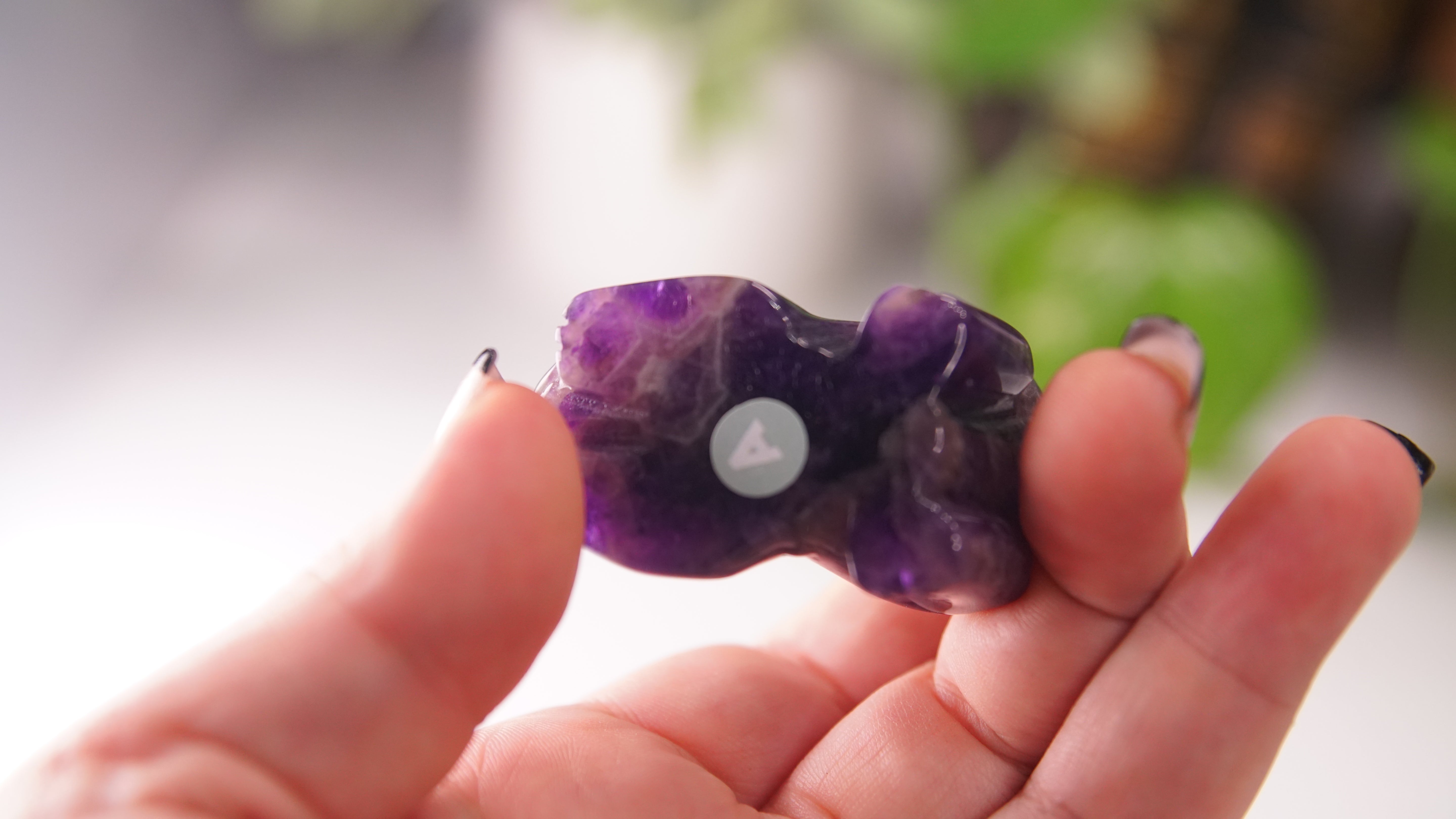 Amethyst Playful Kitten Carving | Crystal Carving Sculpture (Small)