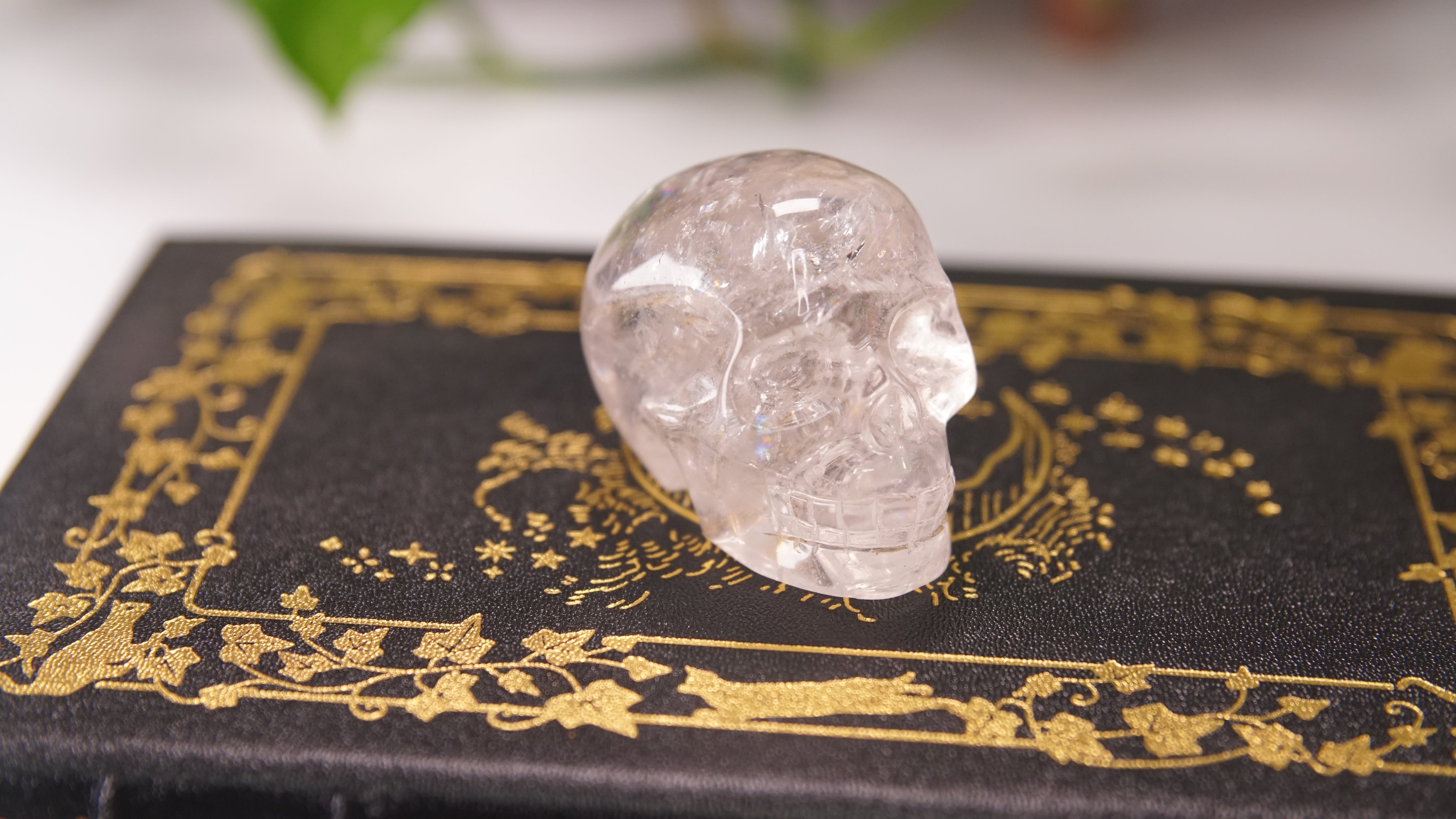 High Quality Clear Quartz With Inclusions Crystal Carving