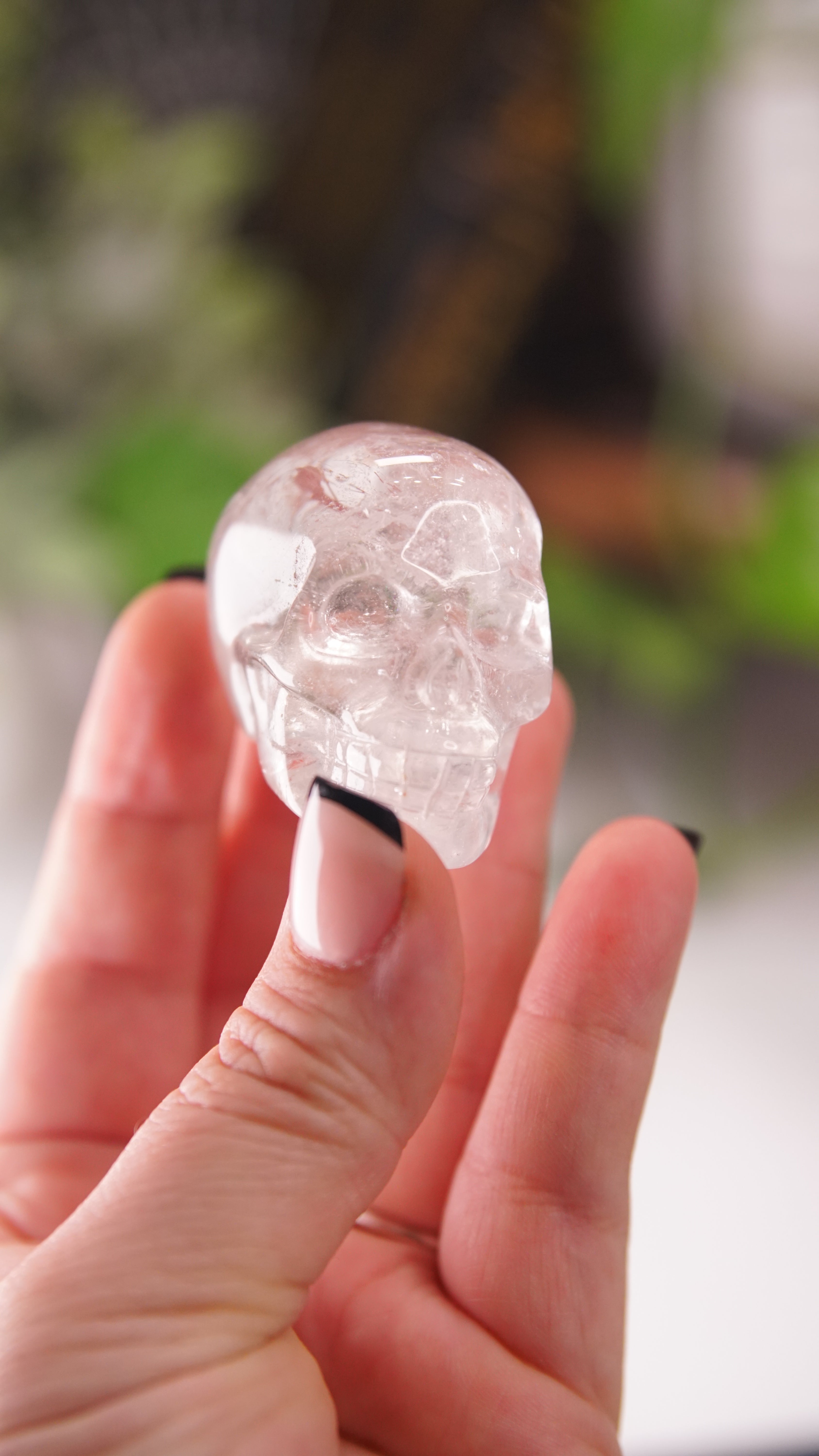 High Quality Clear Quartz With Inclusions Crystal Carving