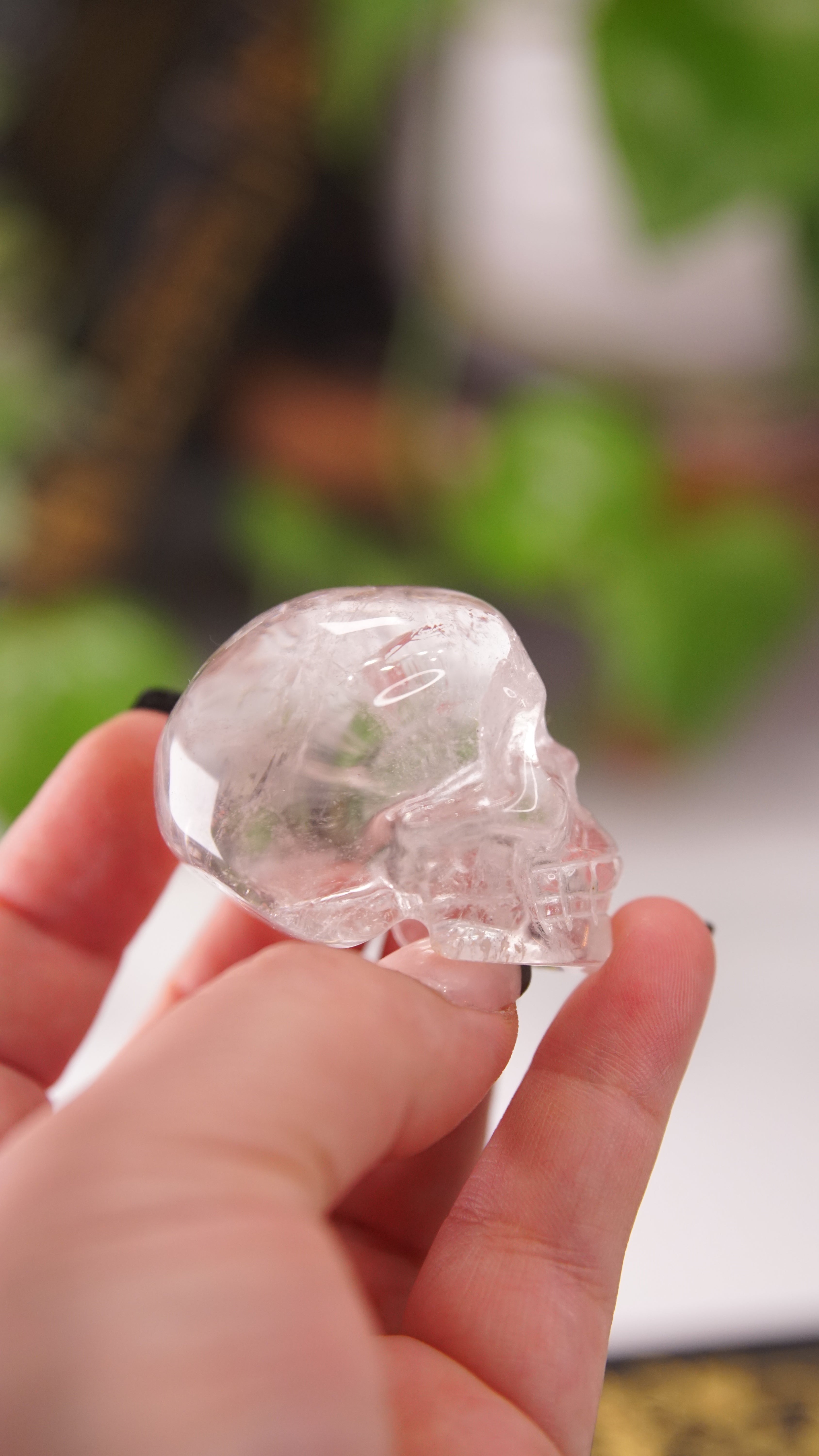 High Quality Clear Quartz With Inclusions Crystal Carving