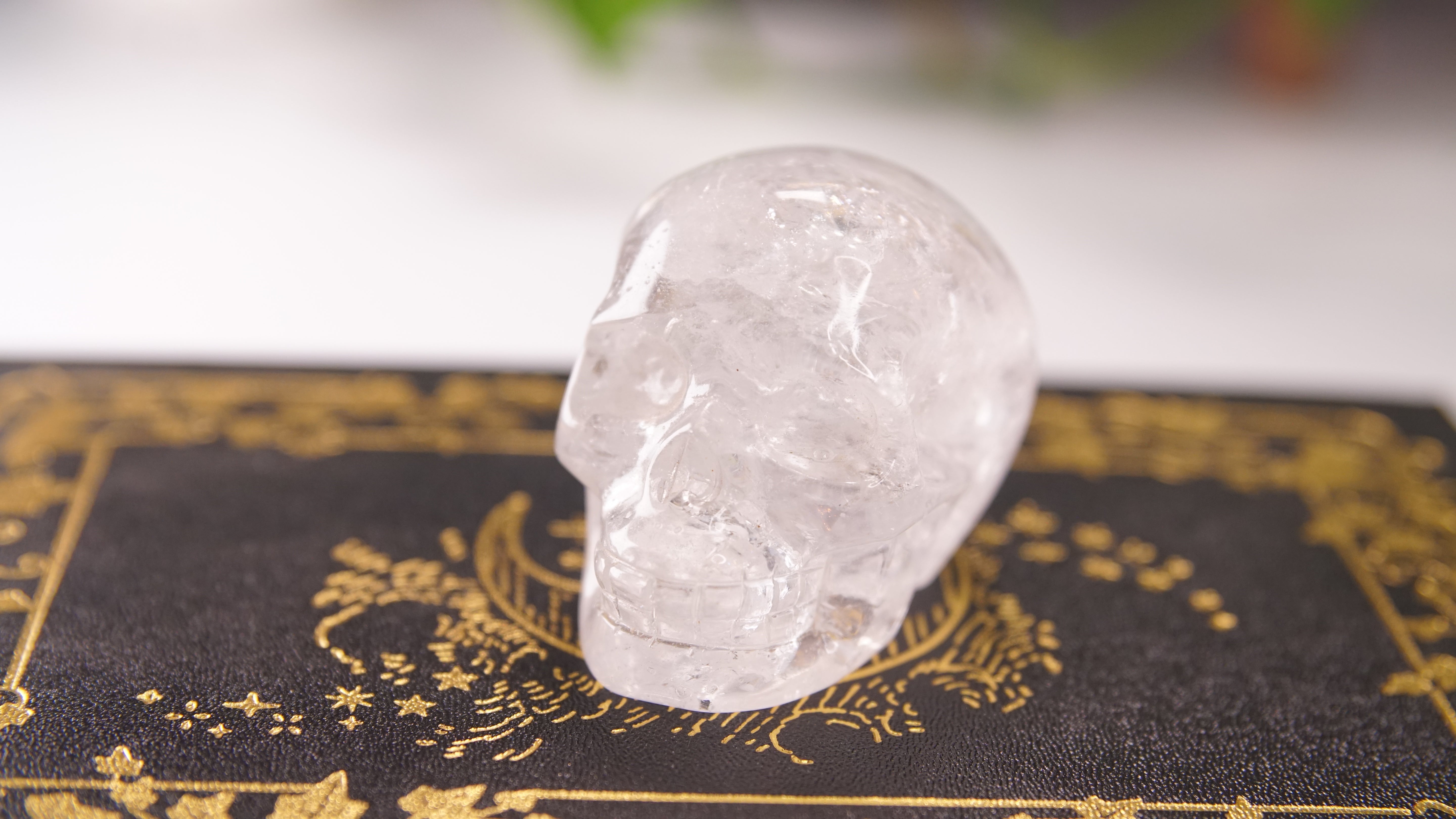 High Quality Clear Quartz With Inclusions Crystal Carving
