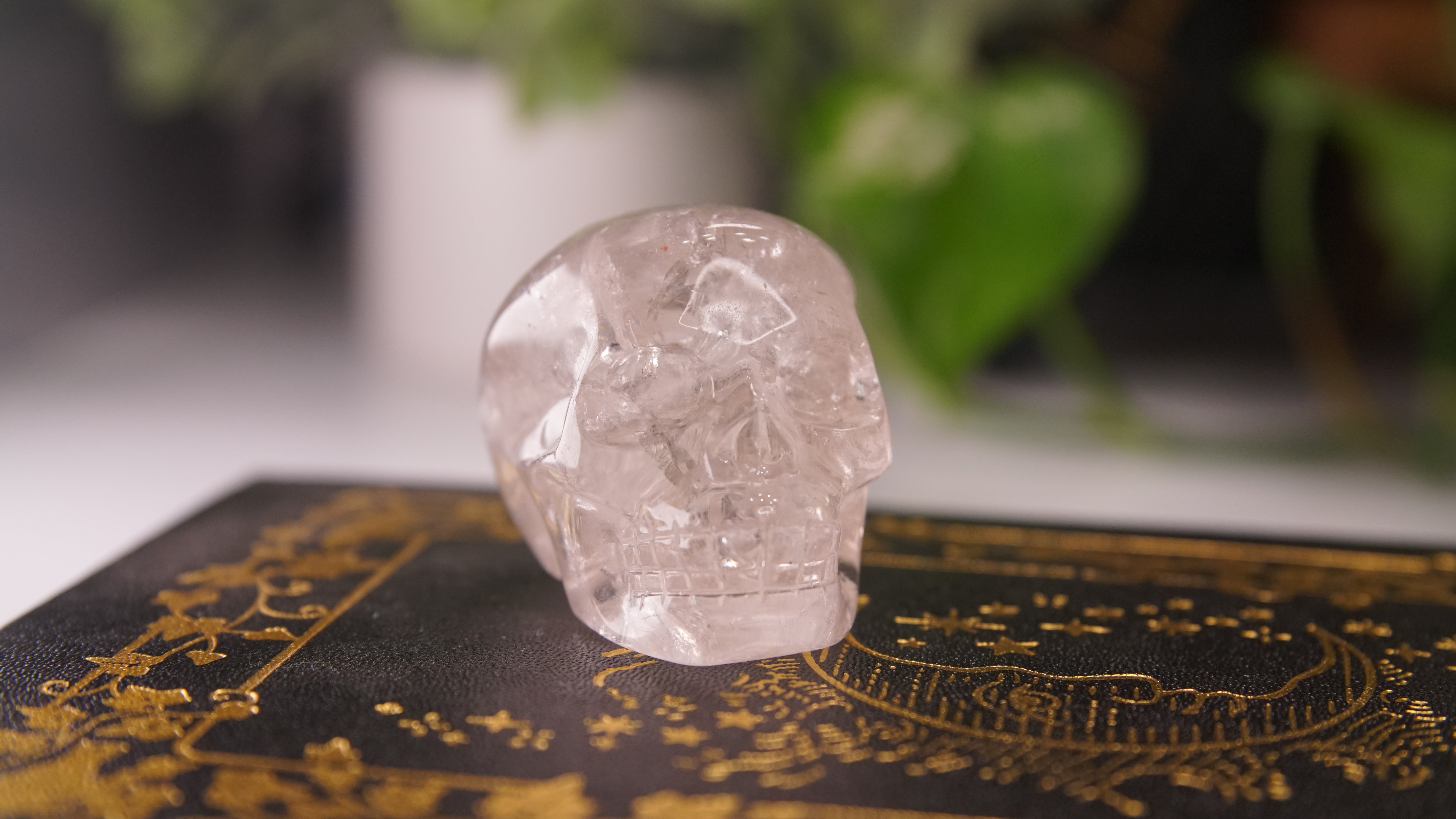 High Quality Clear Quartz With Inclusions Crystal Carving