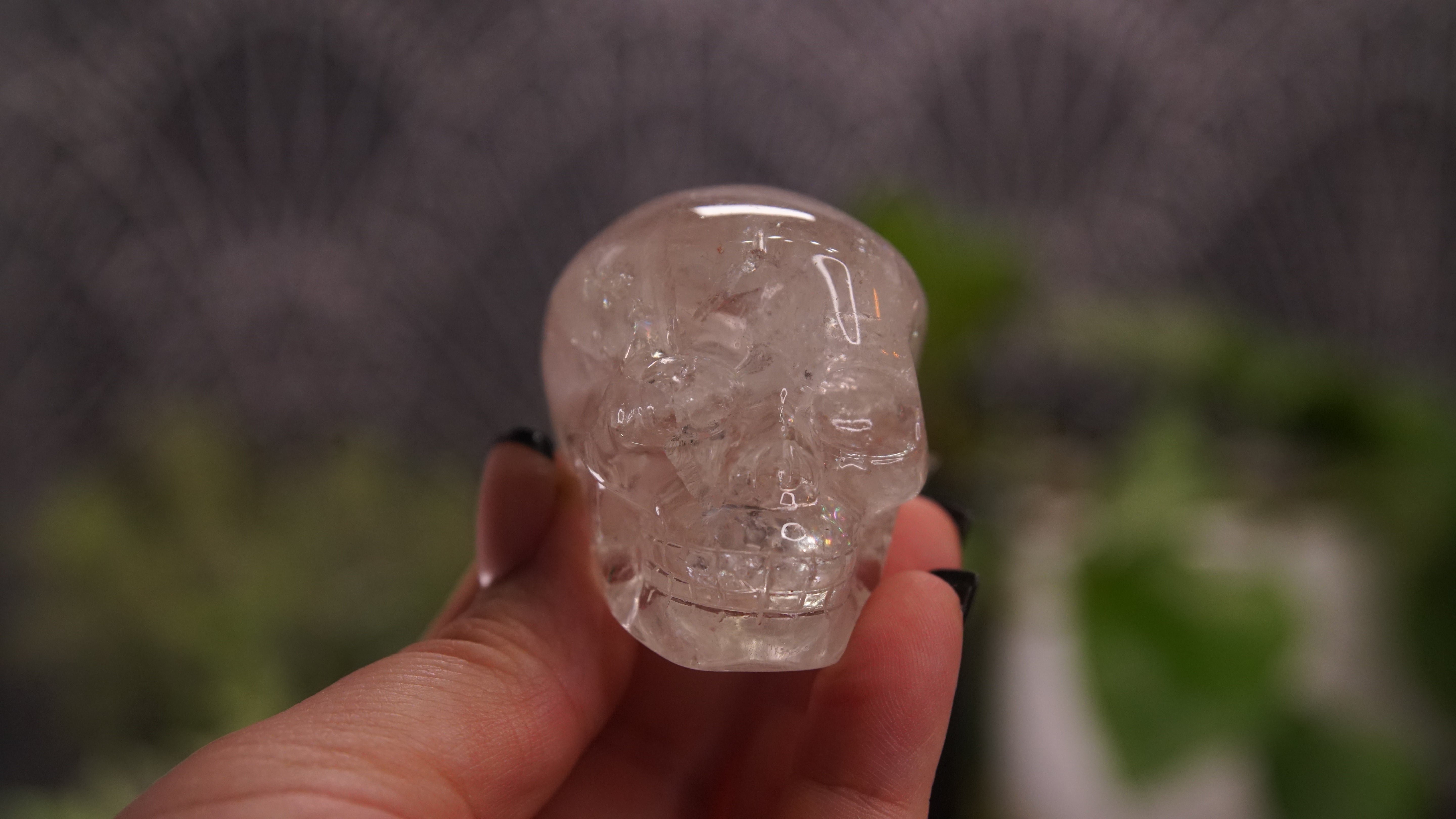 High Quality Clear Quartz With Inclusions Crystal Carving