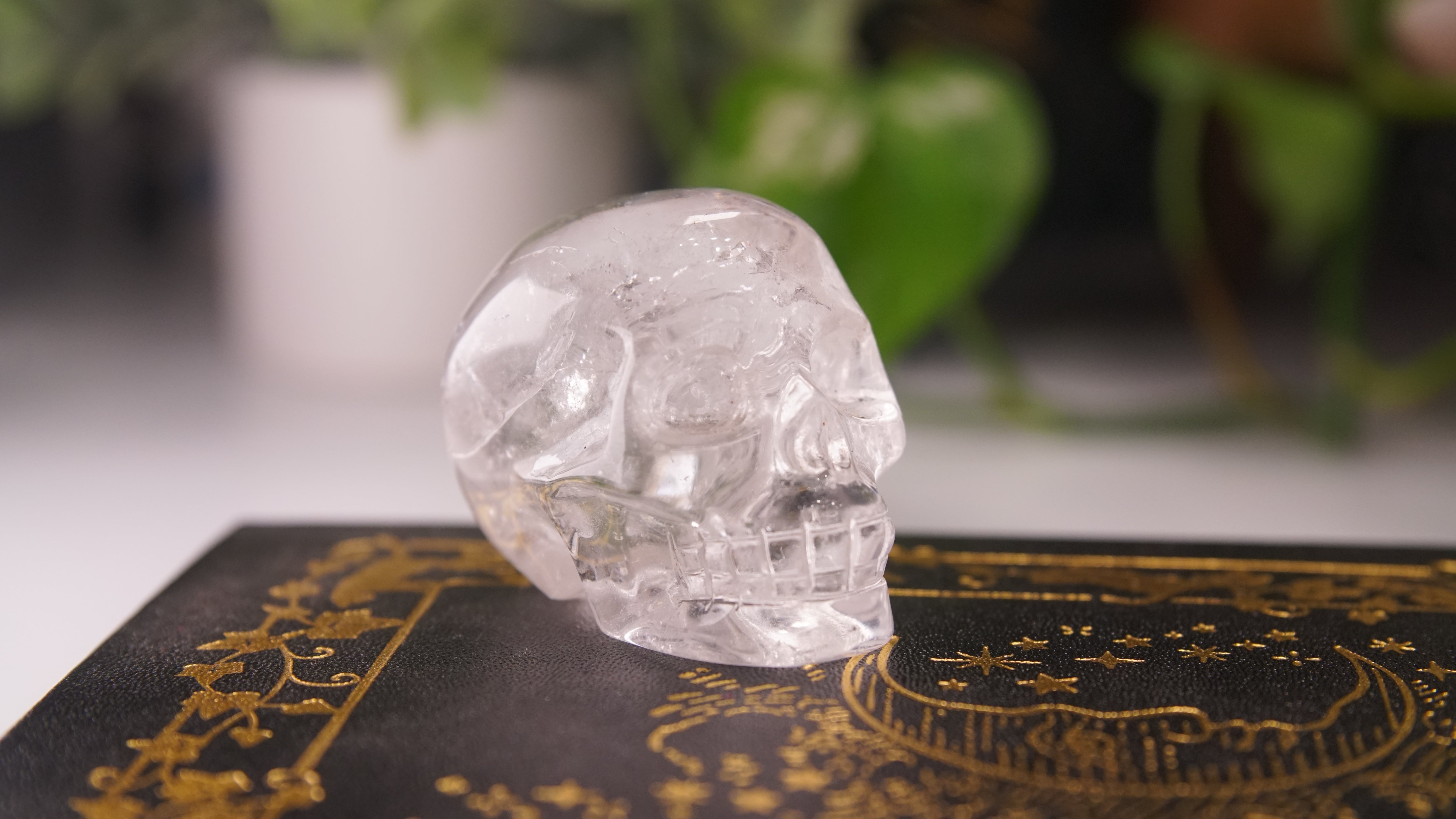 High Quality Clear Quartz With Inclusions Crystal Carving