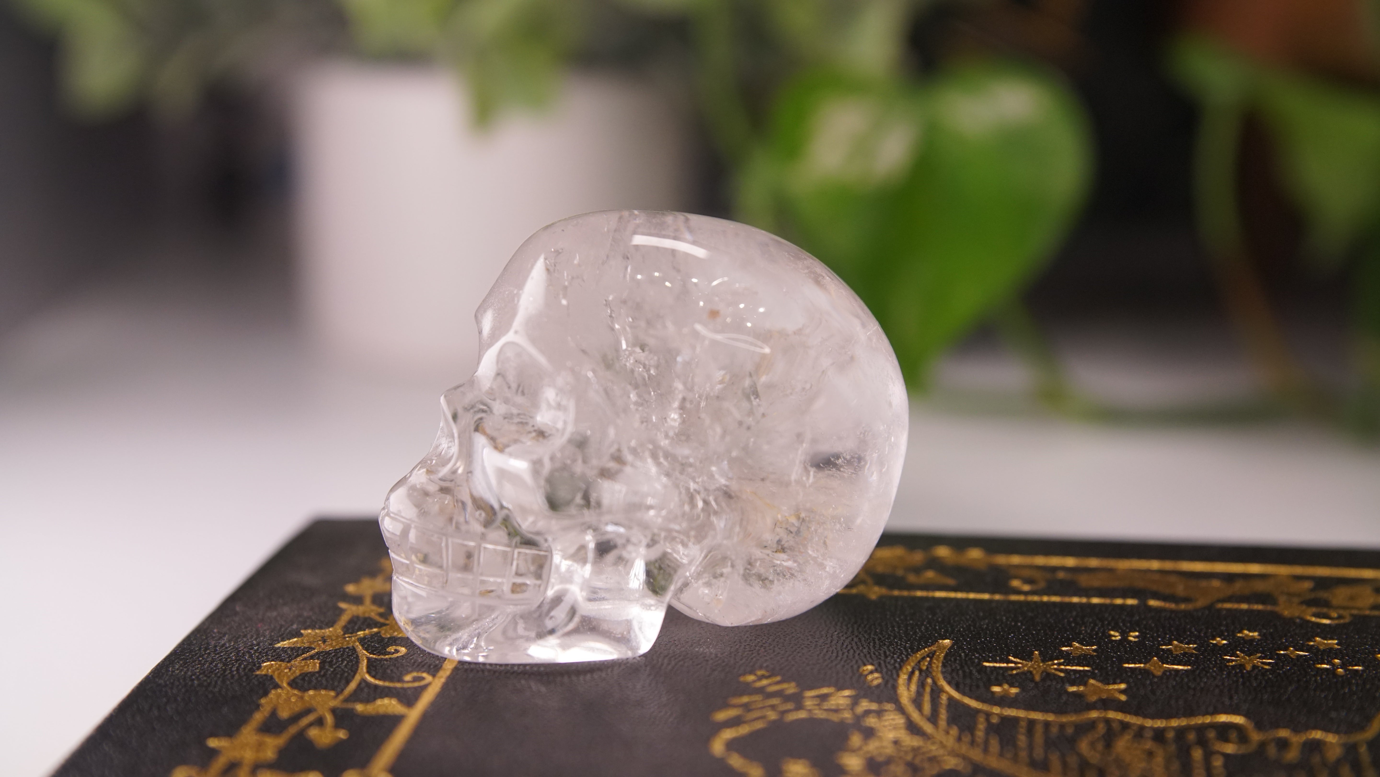 High Quality Clear Quartz With Inclusions Crystal Carving