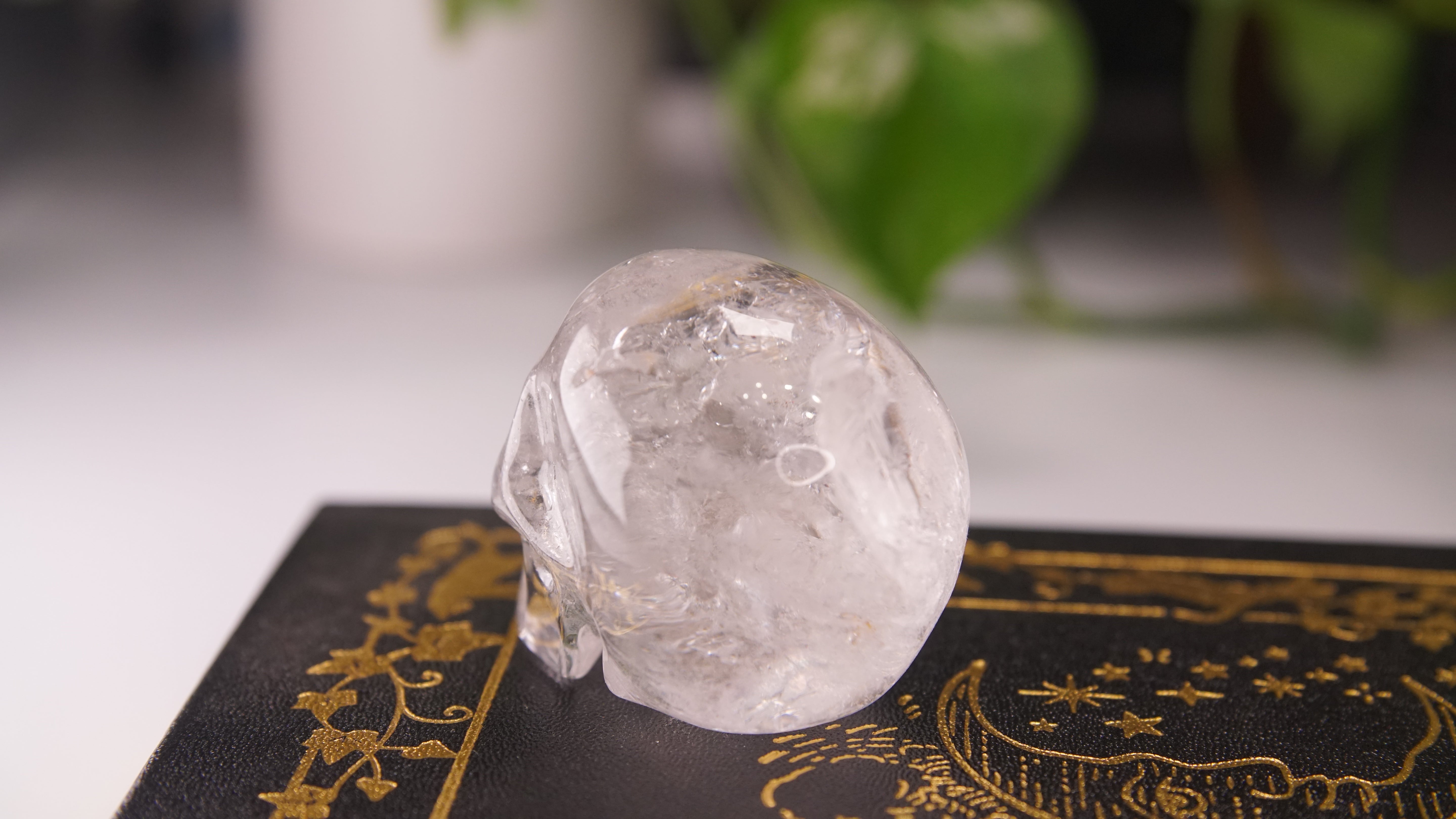 High Quality Clear Quartz With Inclusions Crystal Carving