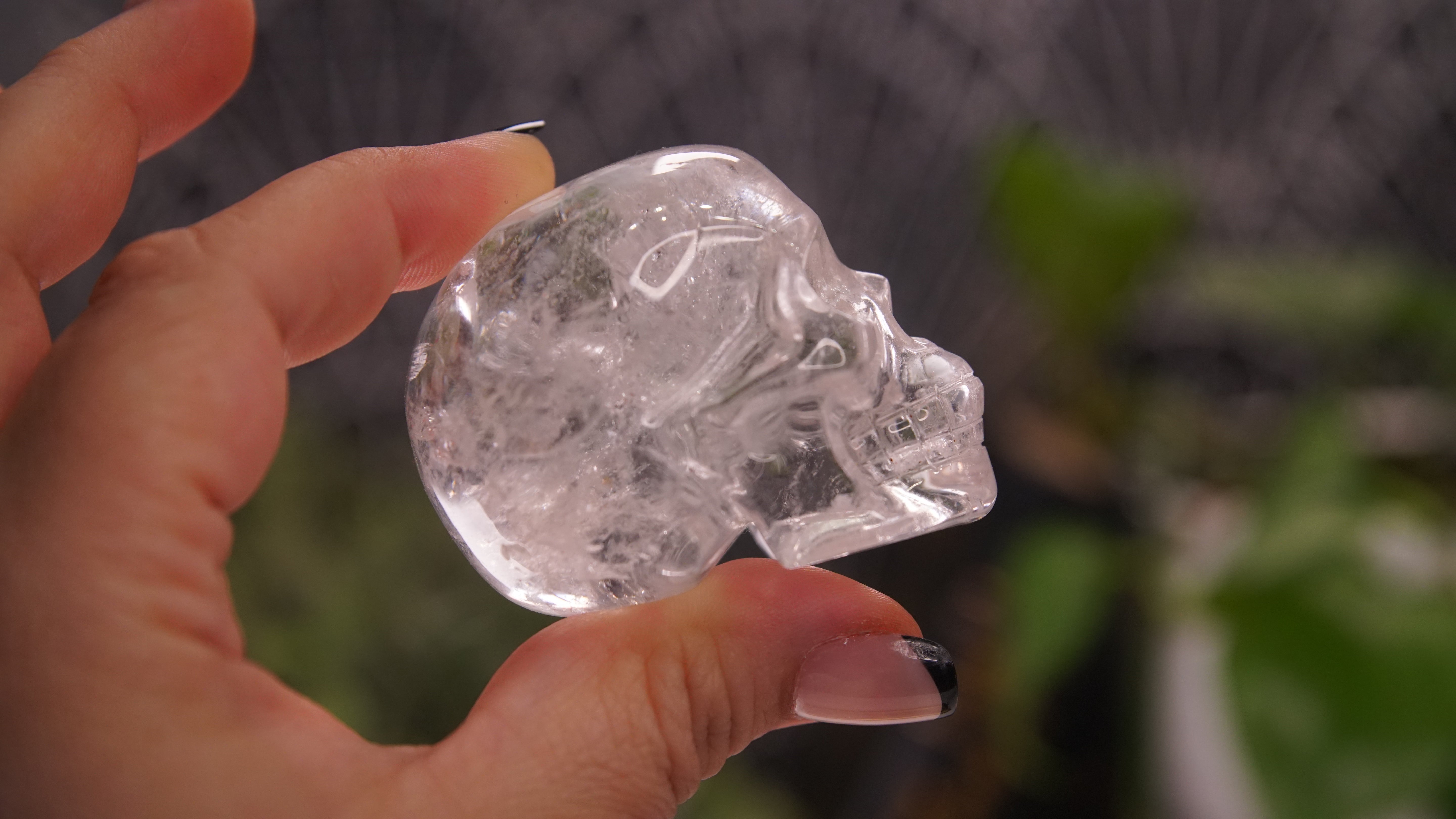 High Quality Clear Quartz With Inclusions Crystal Carving