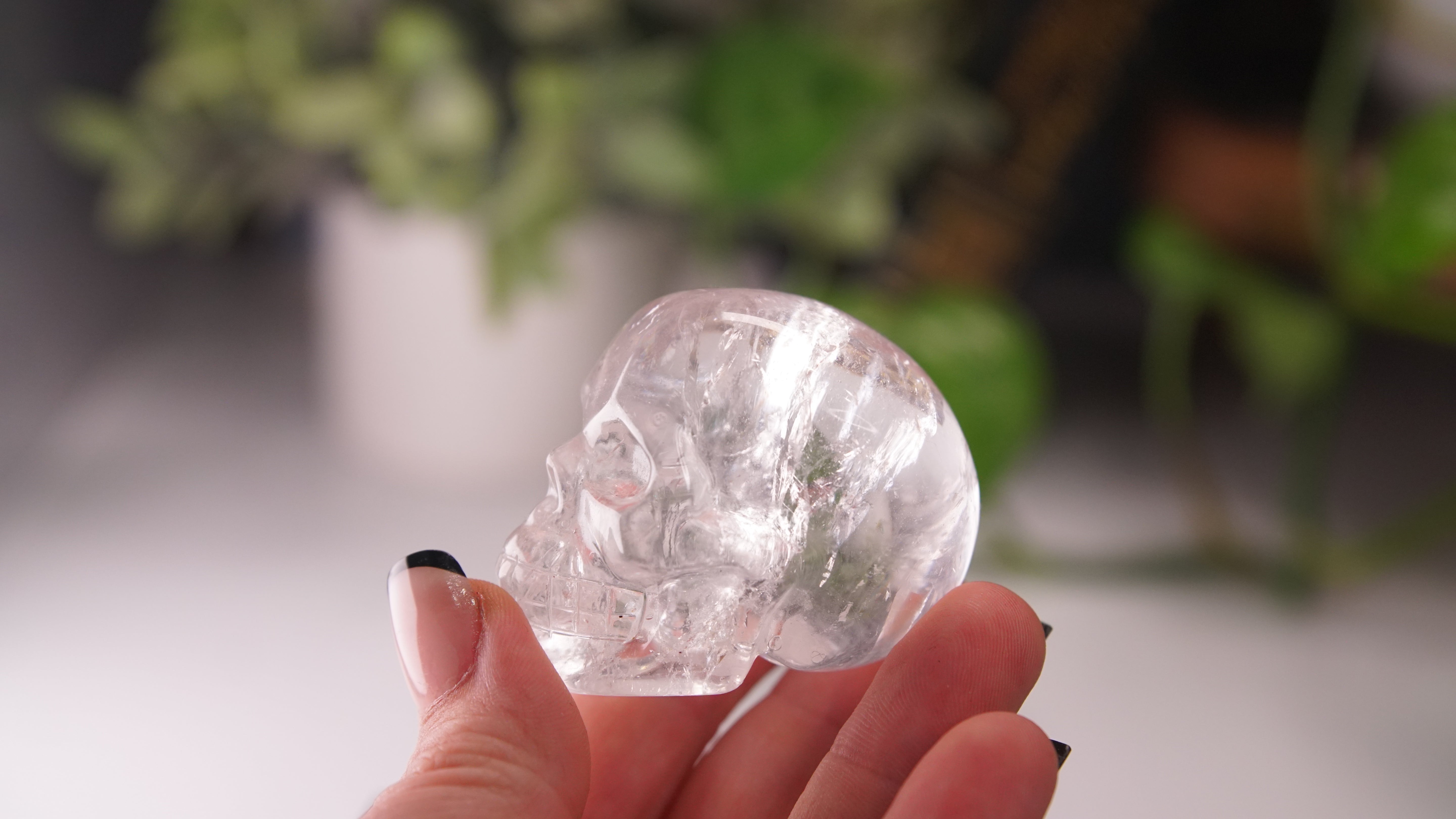 High Quality Clear Quartz With Inclusions Crystal Carving